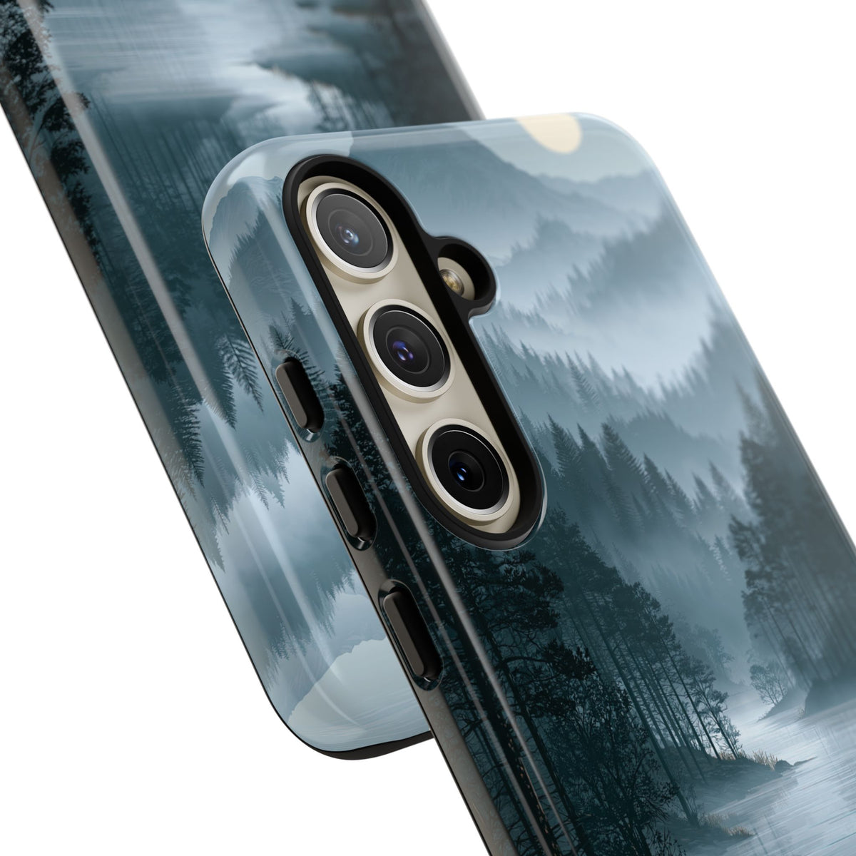 Silent Nordic Fjord · Tough Phone Case for Samsung · Blue