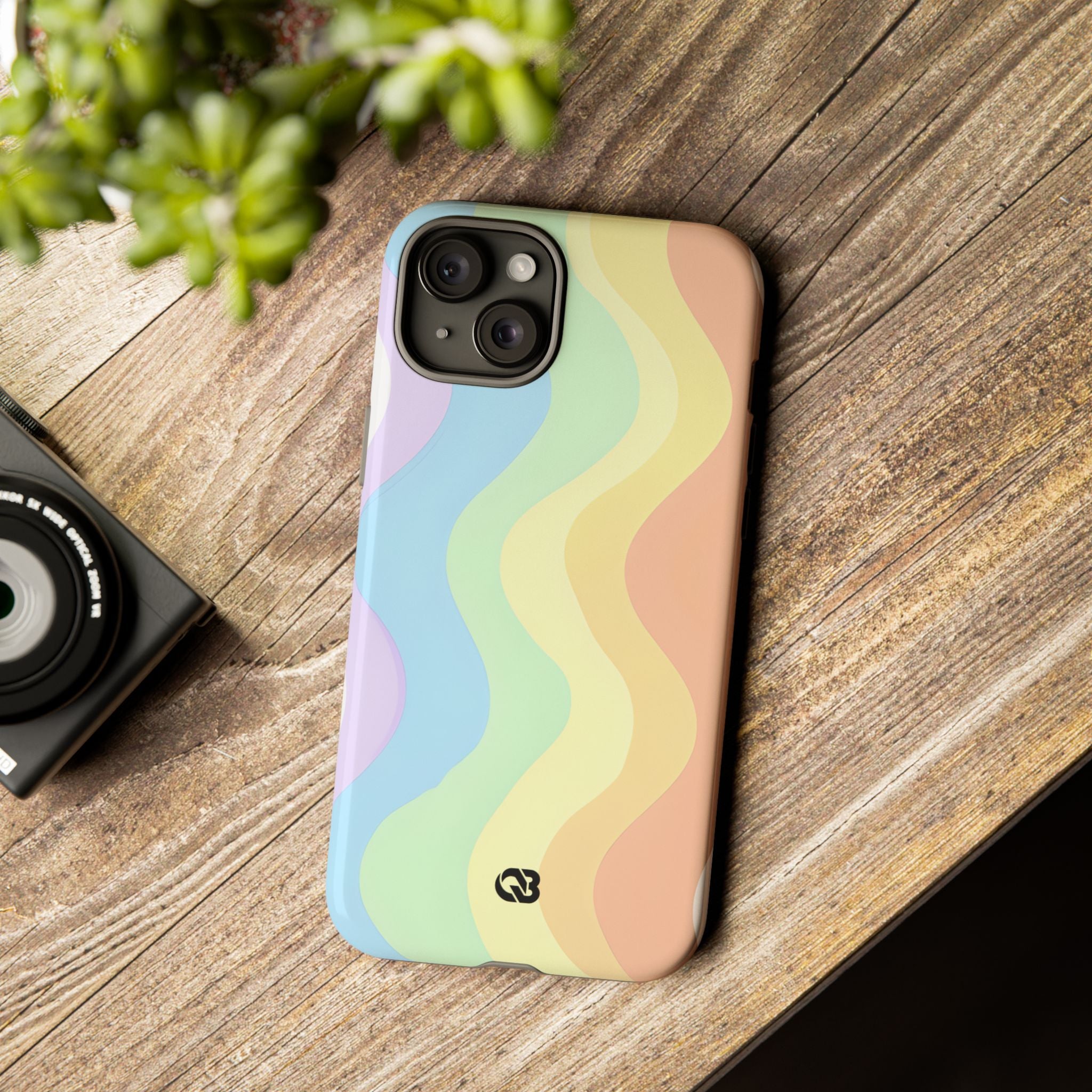 Pastel Ripple Flow · Tough Case na iPhone