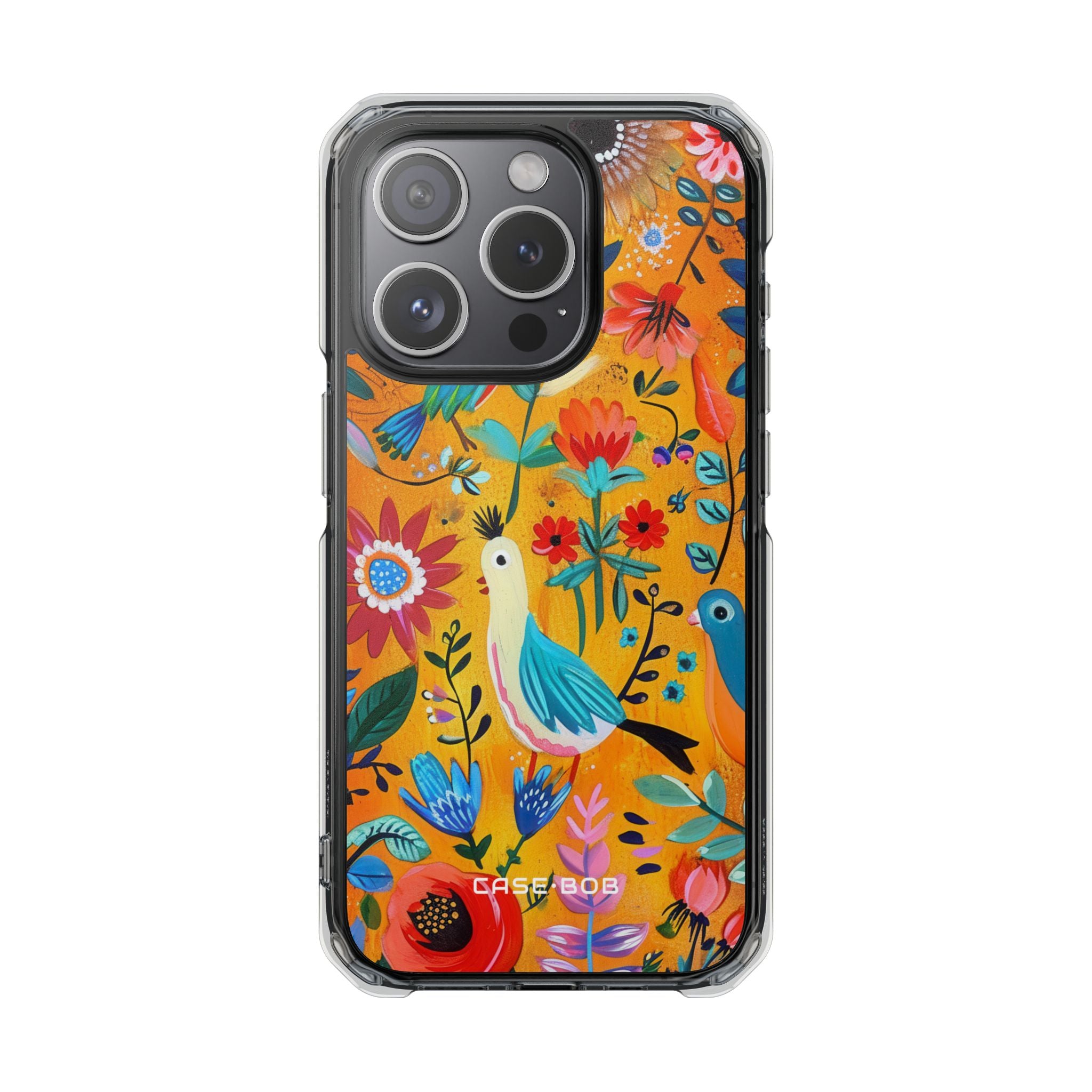 Colorful Birds Bloom iPhone 15 Pro Case - Impact