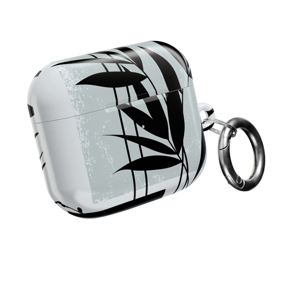 Zen Bamboo Silhouette · Hard Case for AirPods & AirPods Pro · Green