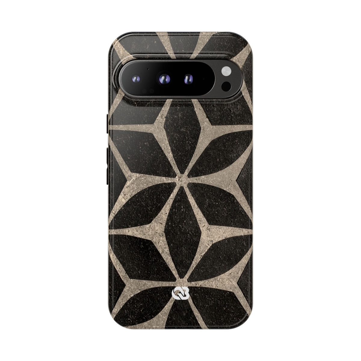 Concrete Mosaic Star · Tough Phone Case for Pixel · Black