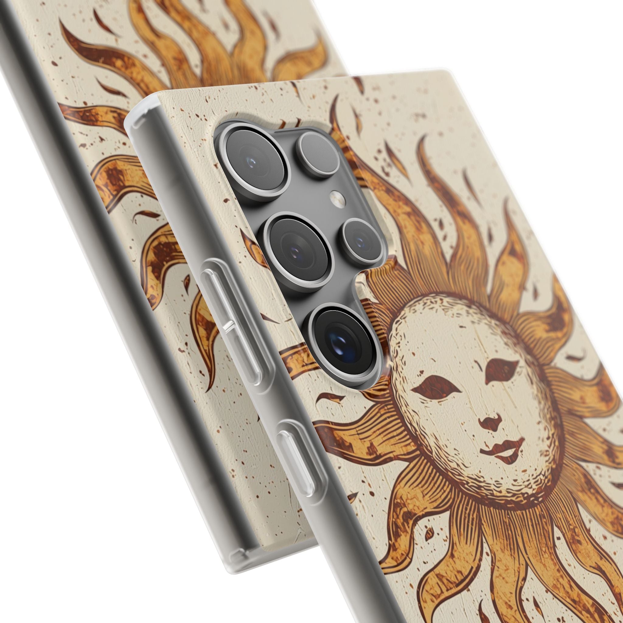 Rustic Solar Mask · Soft Phone Case for Samsung