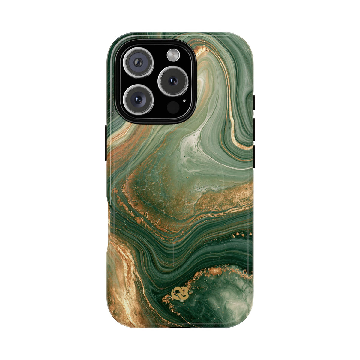 Jade Suminagashi · Tough 2.0 Magnetic Phone Case for iPhone · Green