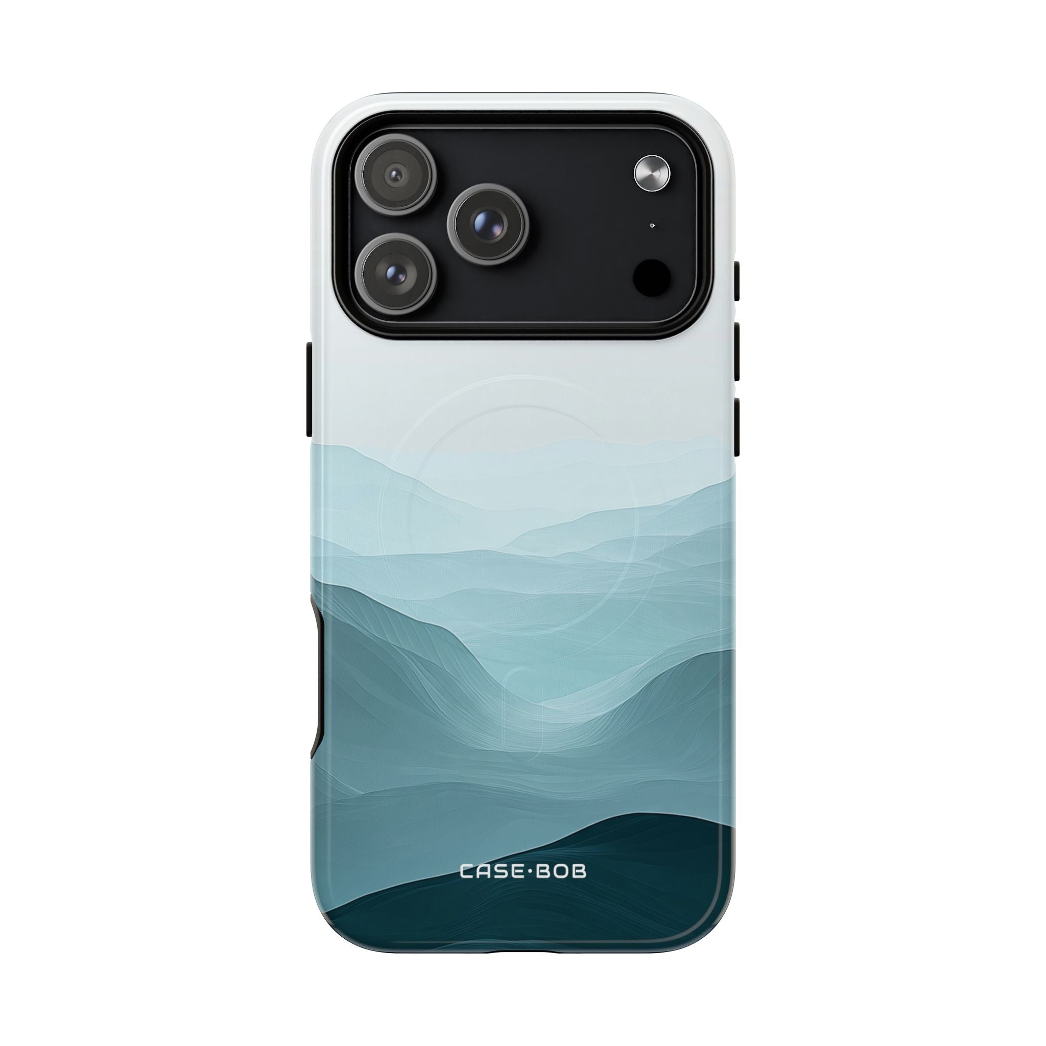 Teal Mist Mountains iPhone 17 Pro Max Case - Tough+ - CASE•BOB