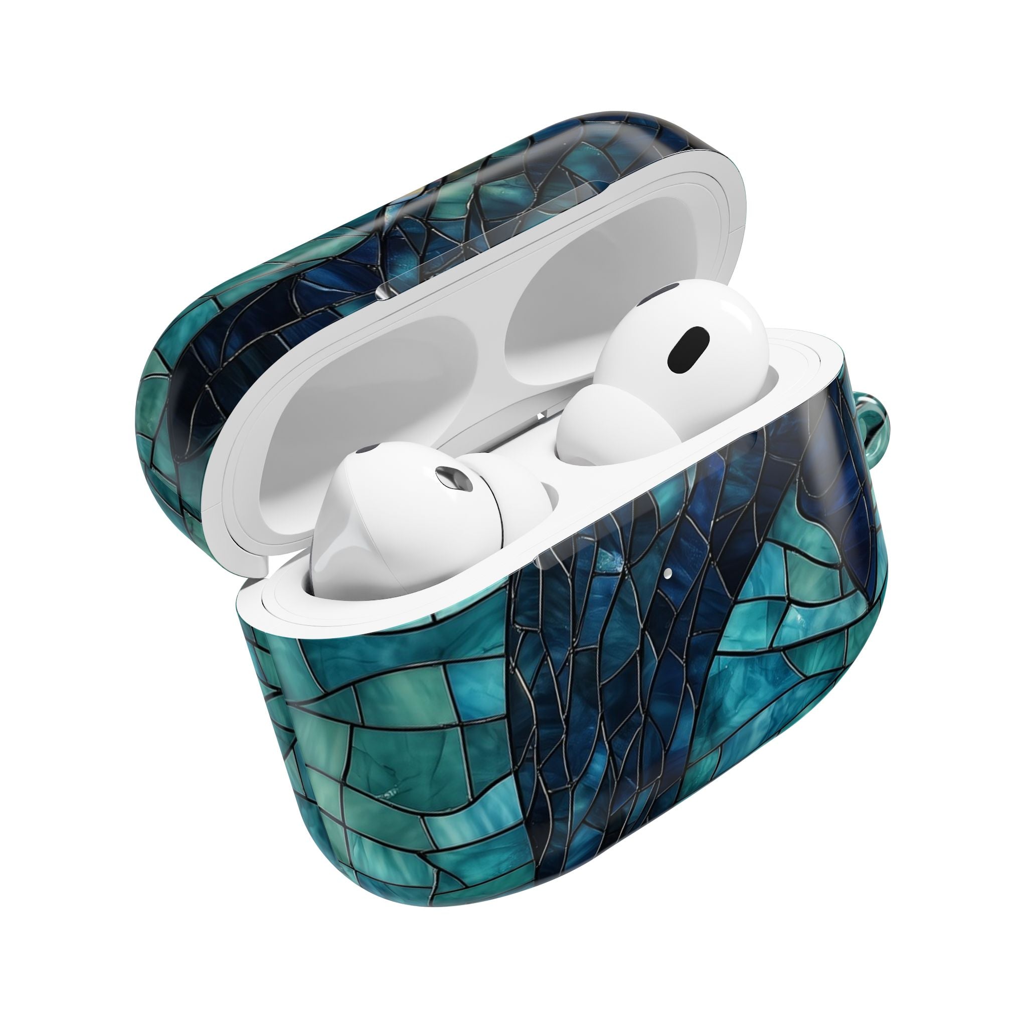 Sininen valashai mosaiikki - AirPods Case