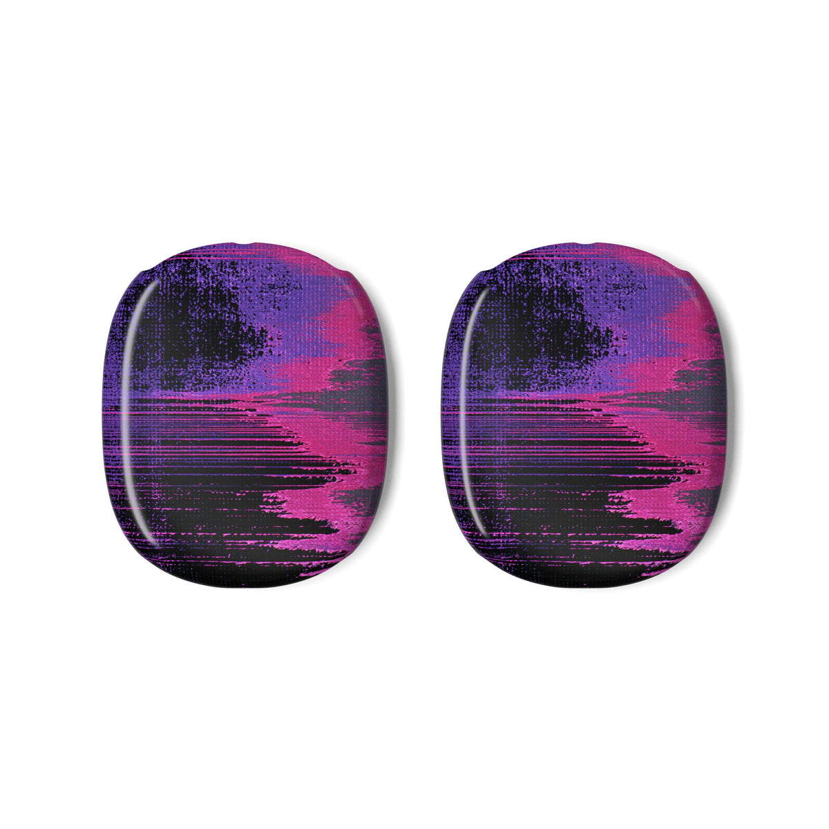 Neon Signal Shift · Hard Case for AirPods Max · Purple