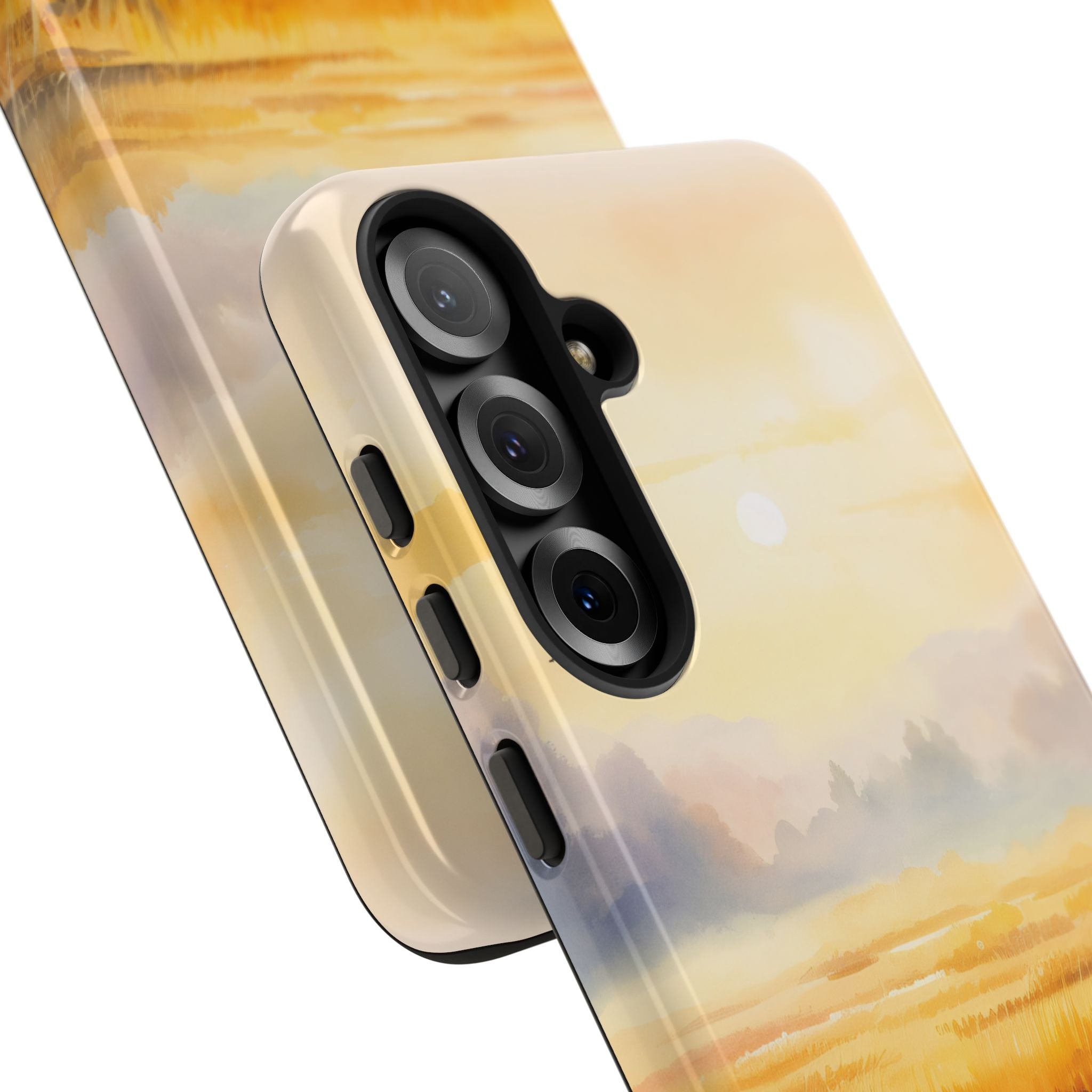 Hehkuva auringonnousu Samsung S25 Plus -kova suojakotelo