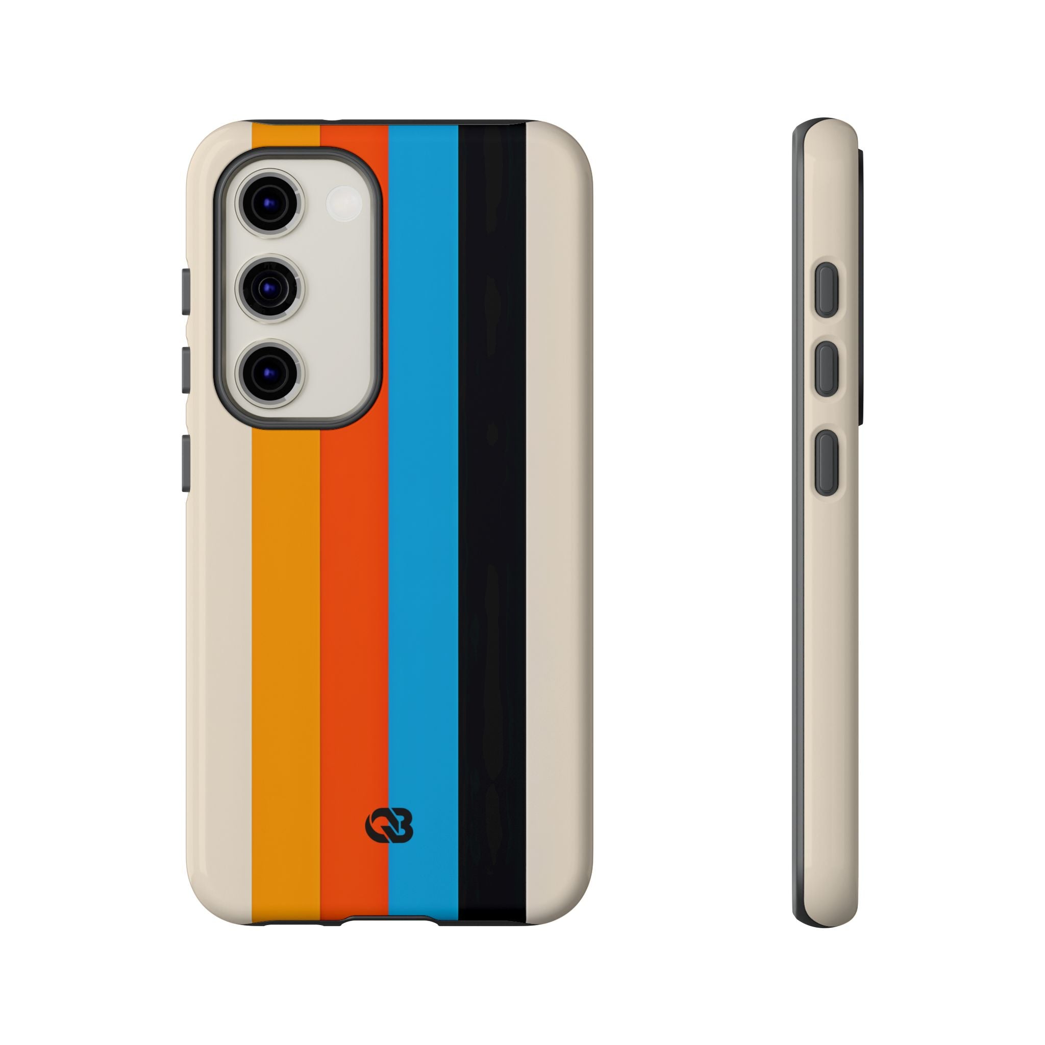 Retro Racing Stripes · Tough Handyhülle für Samsung