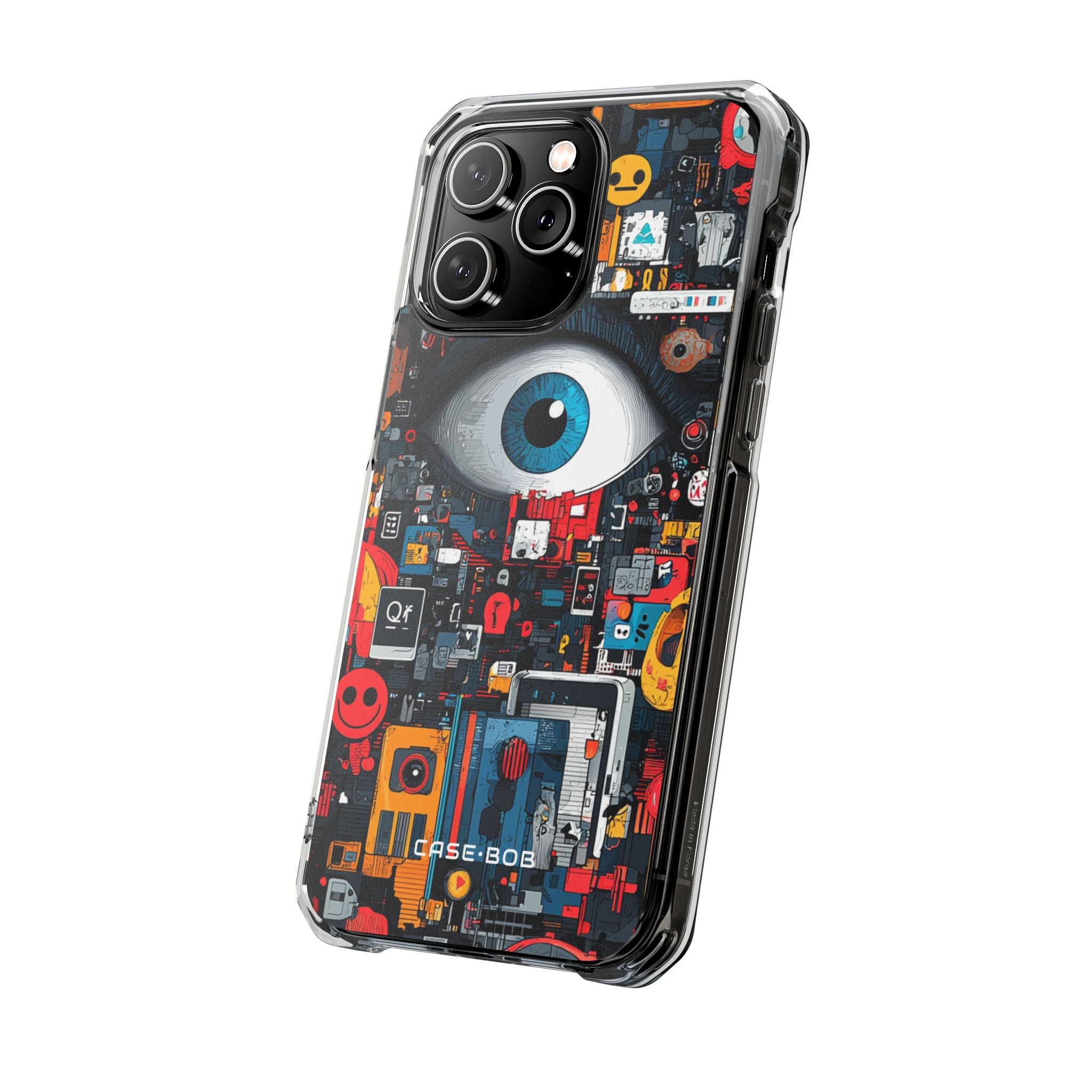 Digital Eye Blue iPhone 14 Pro Max Cover - Impact