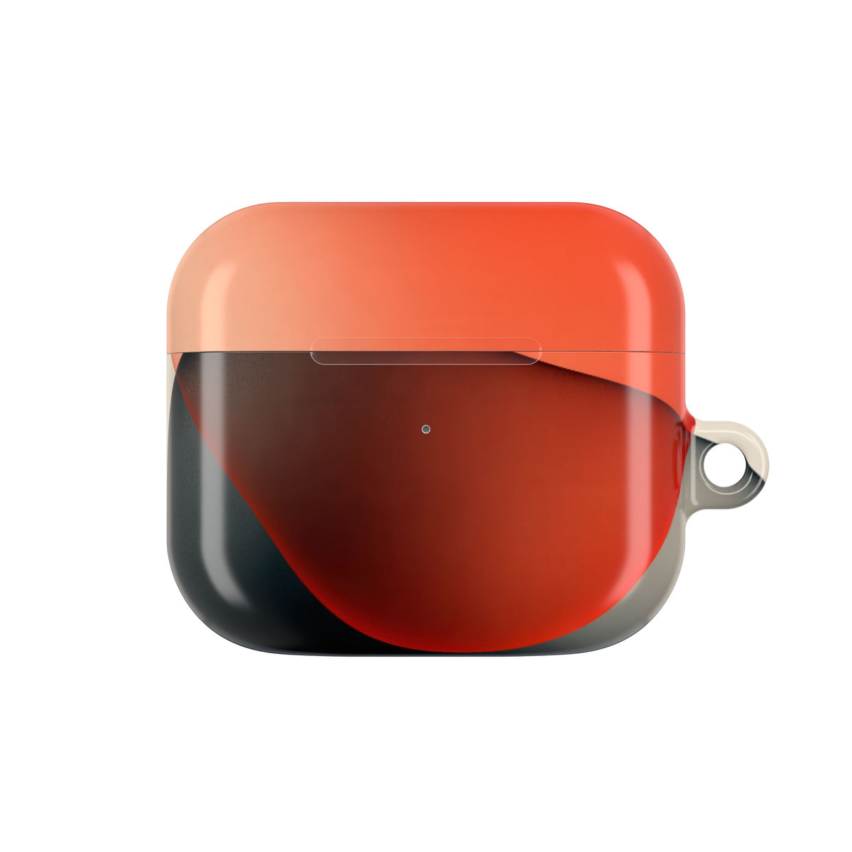 Translucent Crimson Form · Hard Case for AirPods & AirPods Pro · Red