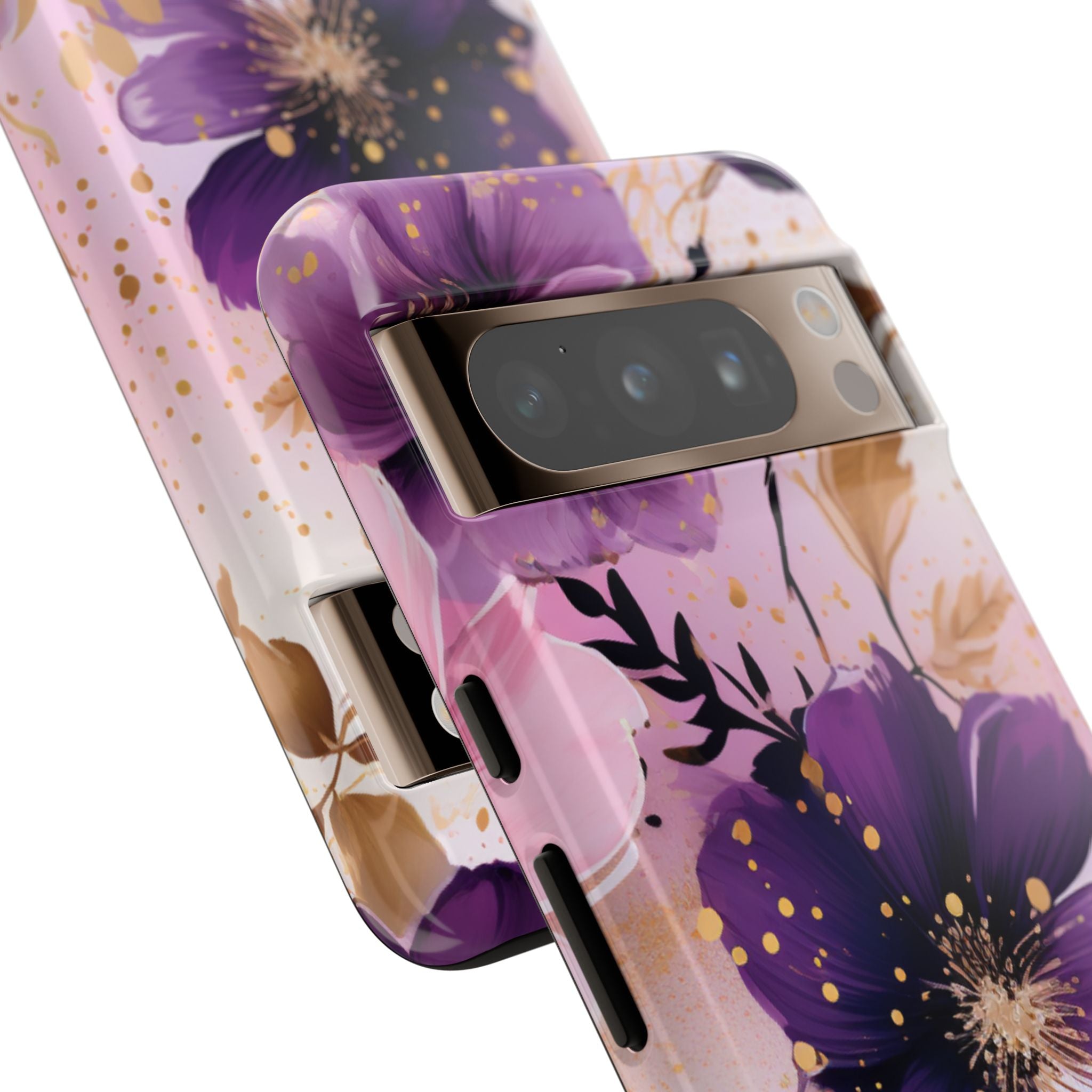 Gilded Violet Bloom · Tough Hoesje voor Google Pixel