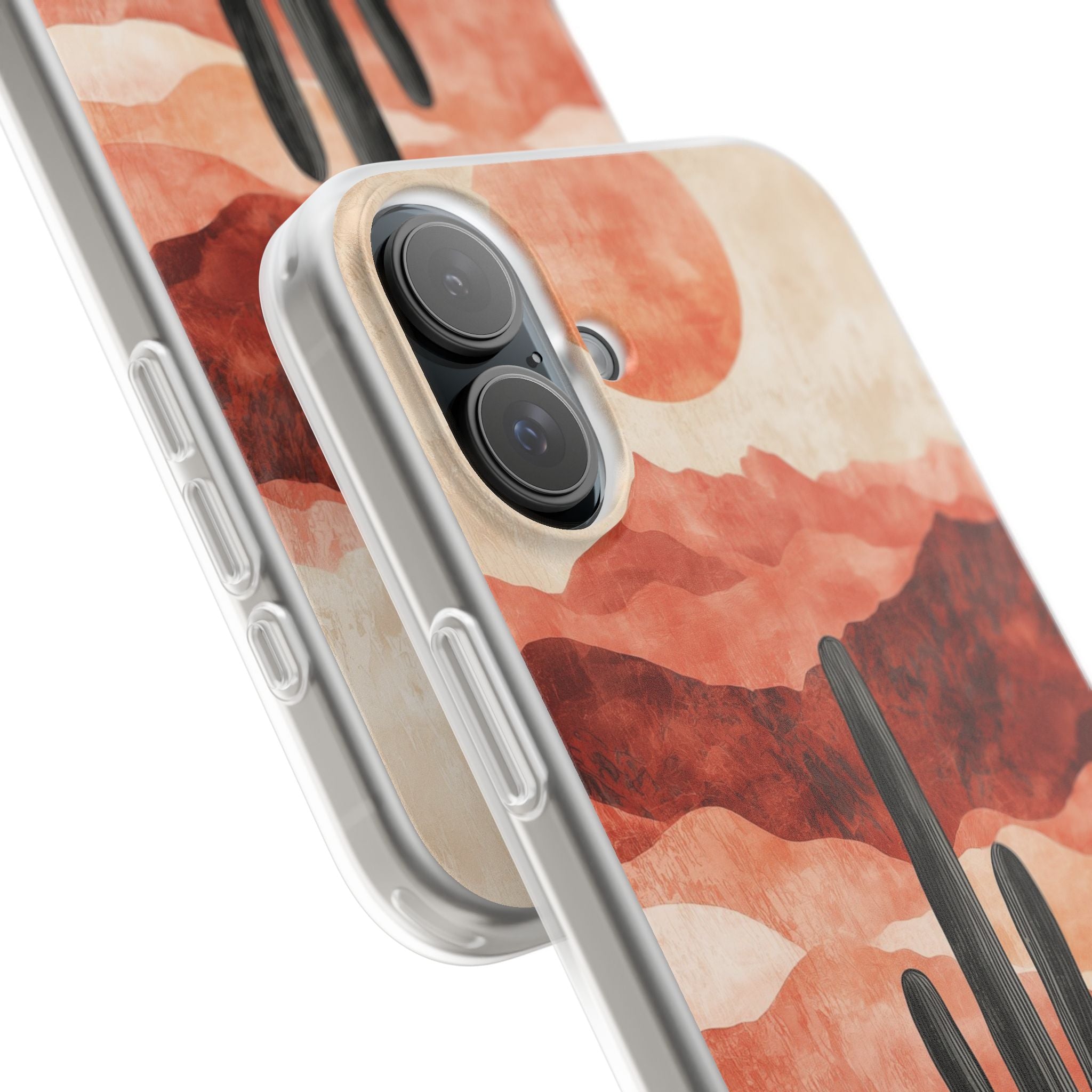 Terracotta Desert Sun · Soft Handyhülle für iPhone