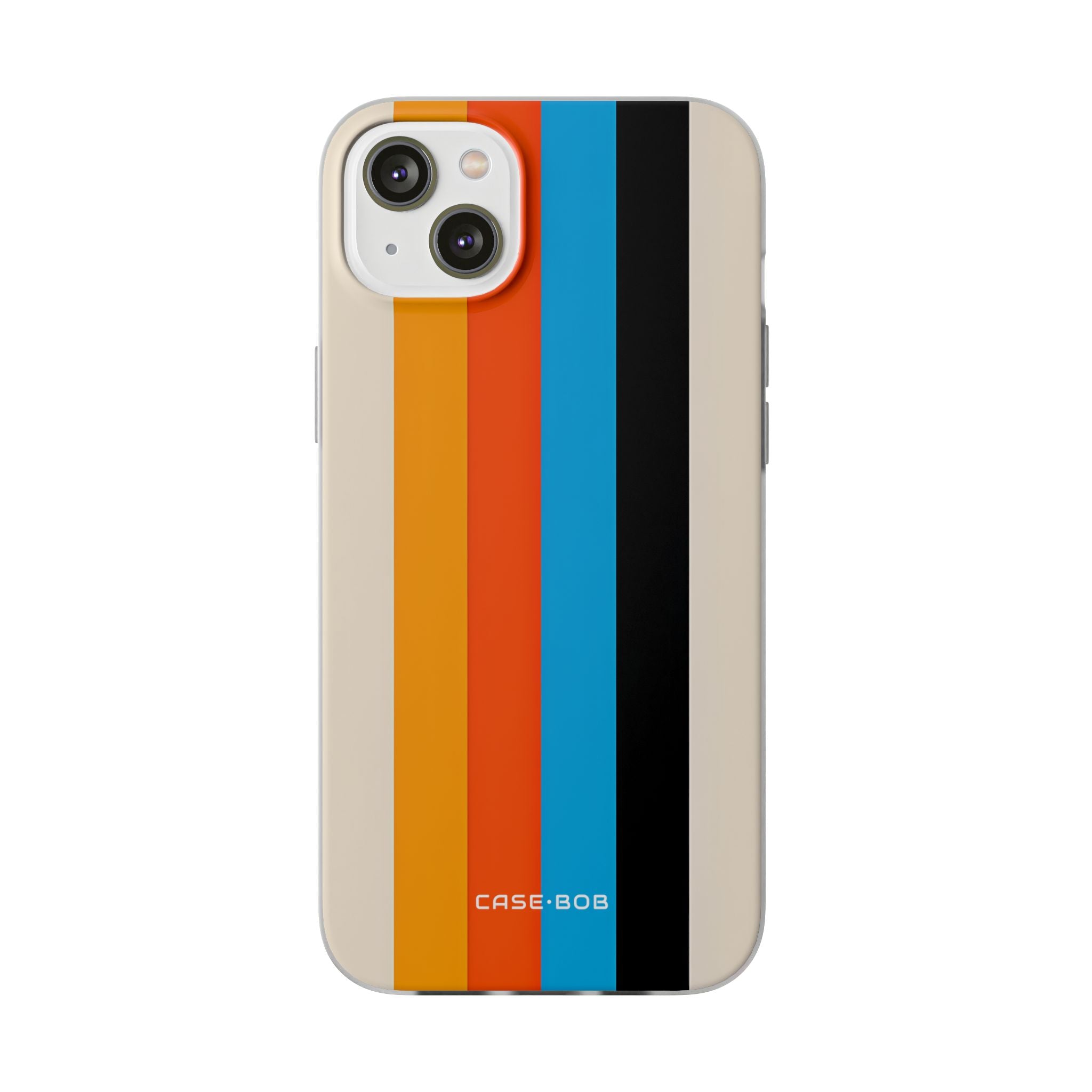 Lebendige Streifen Harmonie iPhone 14 Plus Case - Soft