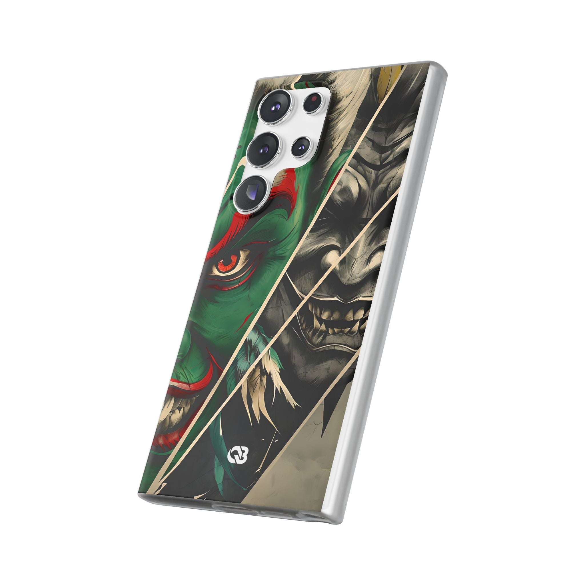 Emerald Oni Grin · Soft Handyhülle für Samsung