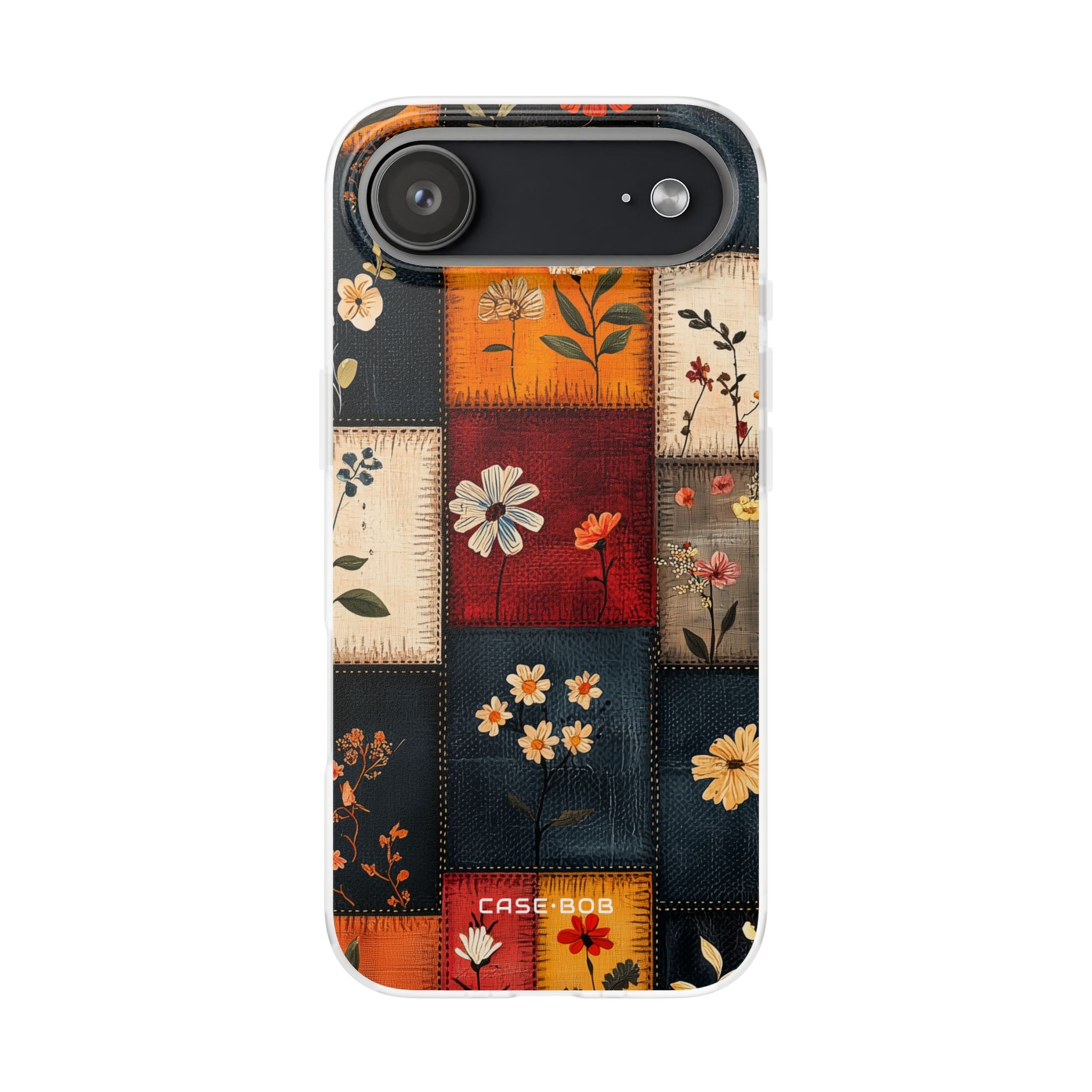 Patchwork Blooms iPhone 17 Air Case - Soft - CASE•BOB