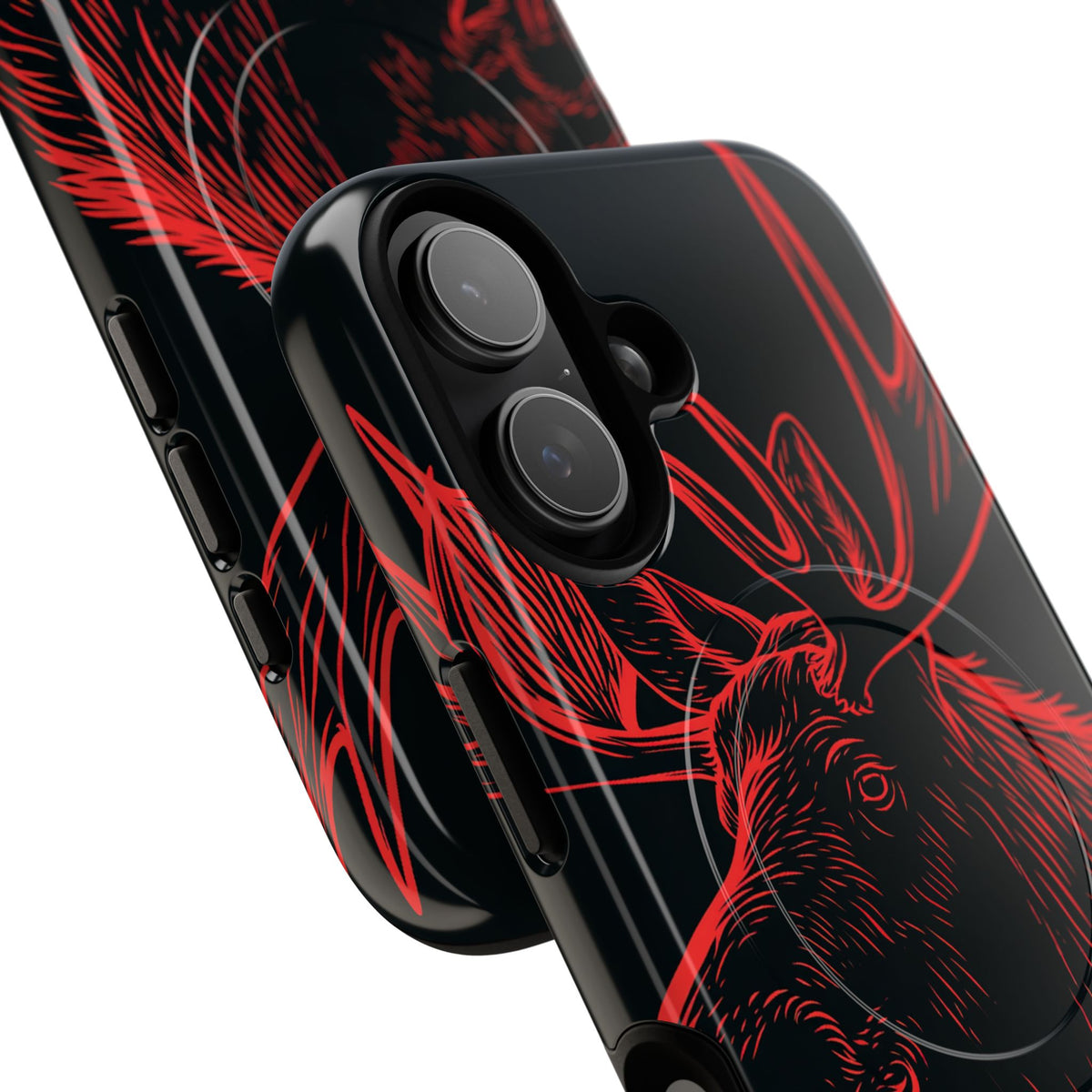 Nordic Elk · Tough 2.0 Magnetic Phone Case for iPhone · Black