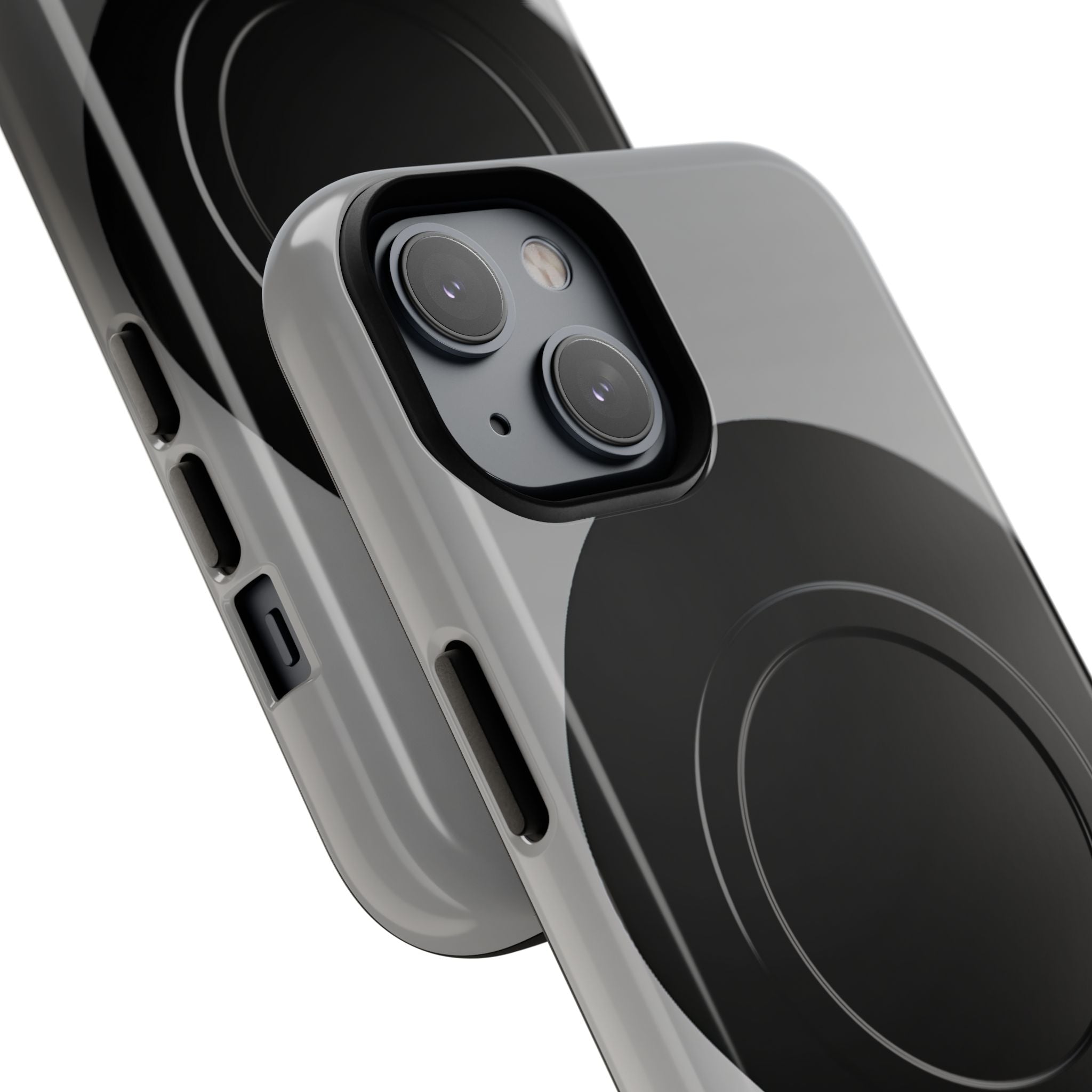 Grey Tough 2.0 Magsafe Phone Case for iPhone - Matte Onyx Sphere