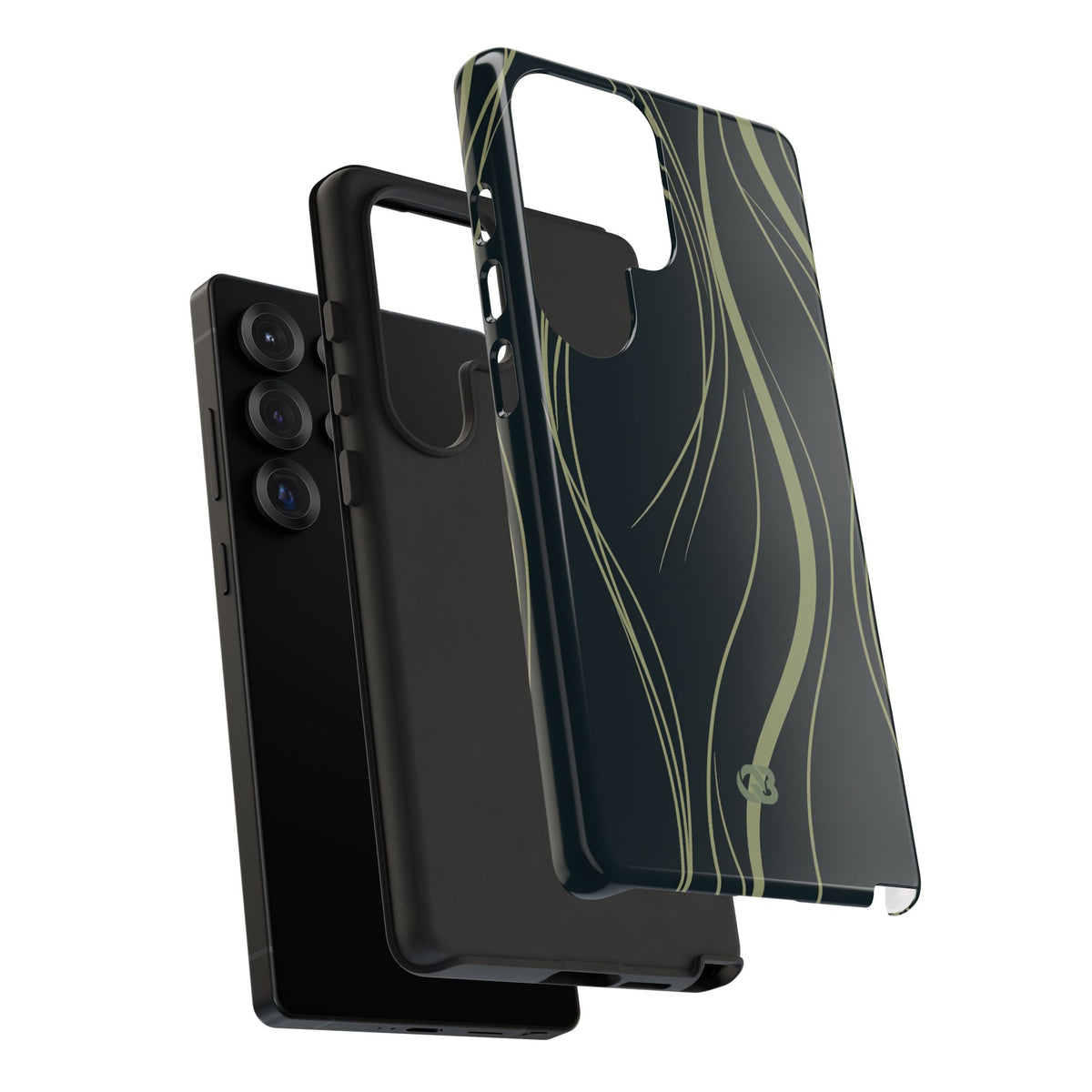 Serpentine Reeds · Tough Phone Case for Samsung · Green