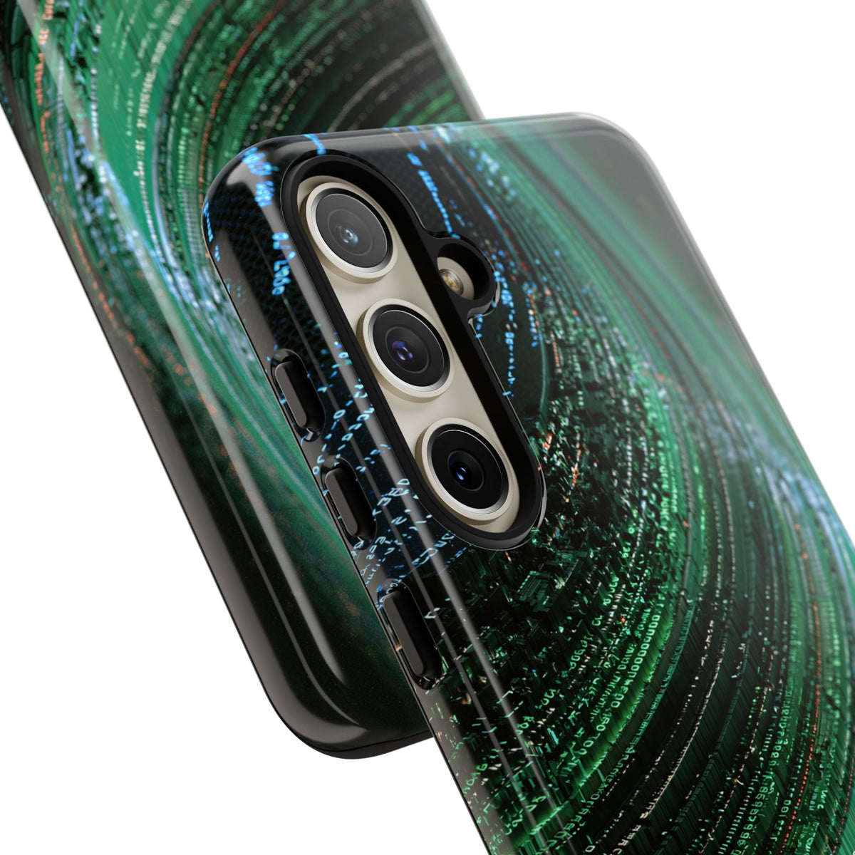 Orbital Data Stream · Tough Phone Case for Samsung · Green