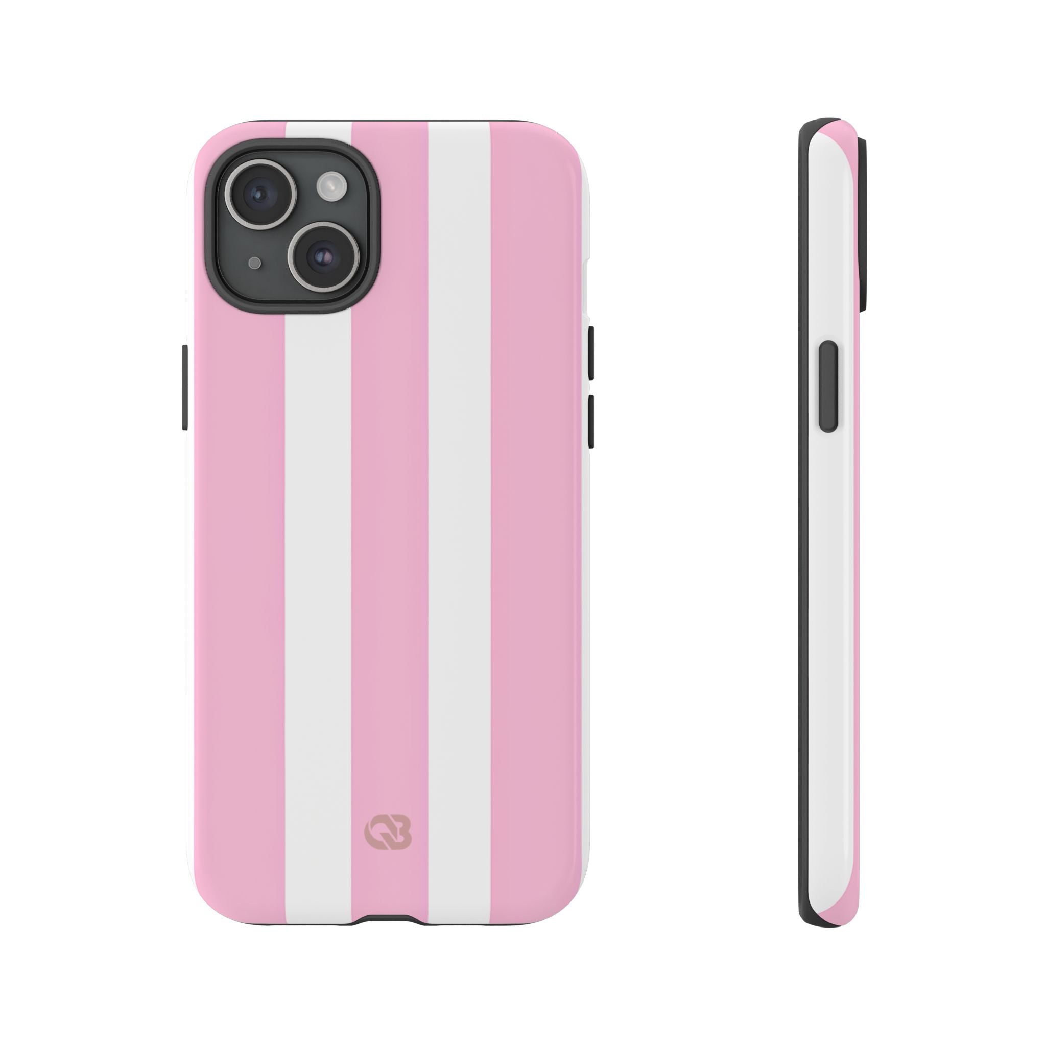 Soft Pink Stripe · Tough Coque de téléphone pour iPhone