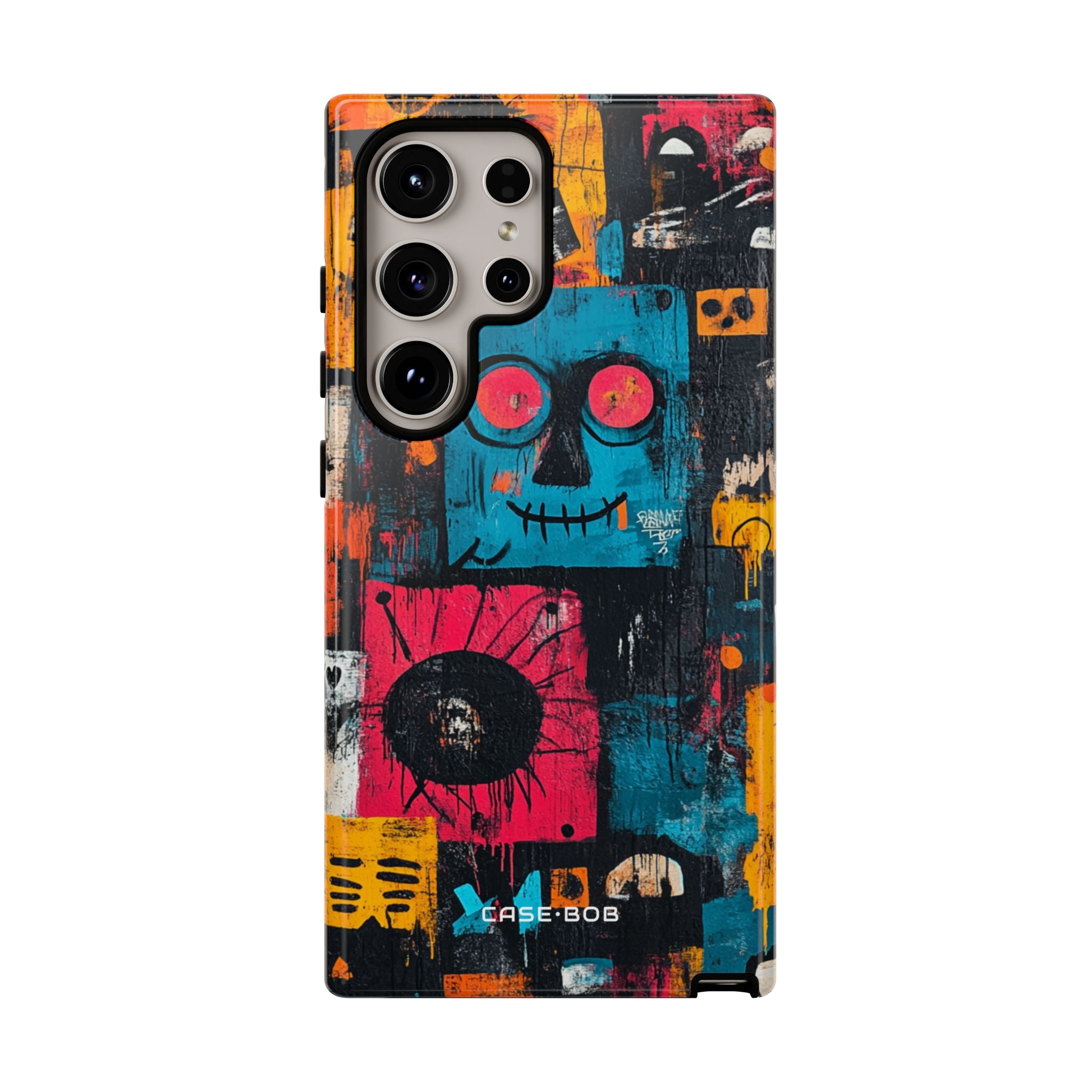 Sininen ommel hymy Samsung S24 Ultra -kova kuori