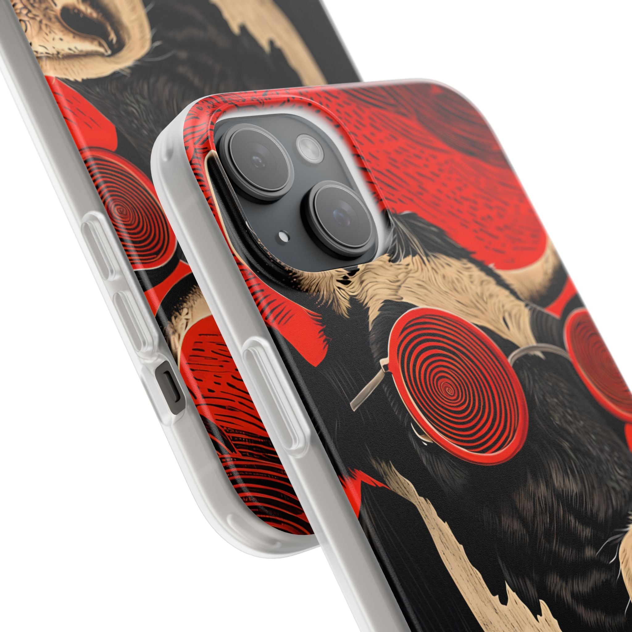 Hypnotic Cow iPhone 15 Plus Case - Soft