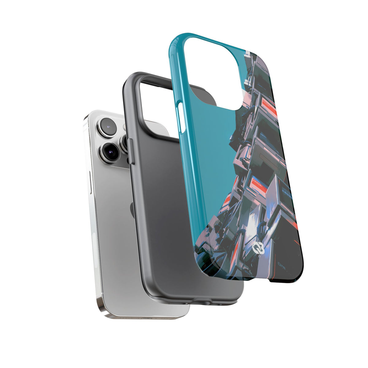 System Error Spire · Tough Phone Case for iPhone · Teal