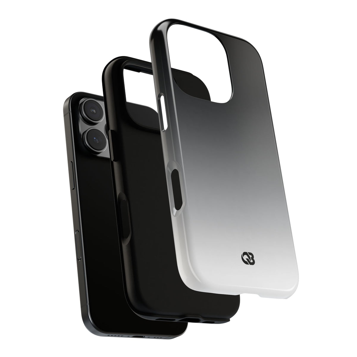 Noir Ombre Fade · Tough Phone Case for iPhone · Black
