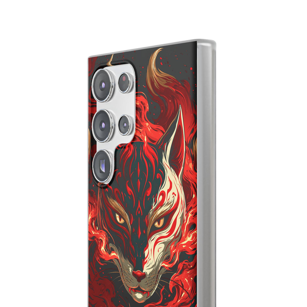 Crimson Kitsune Spirit · Lite Phone Case for Samsung · Red