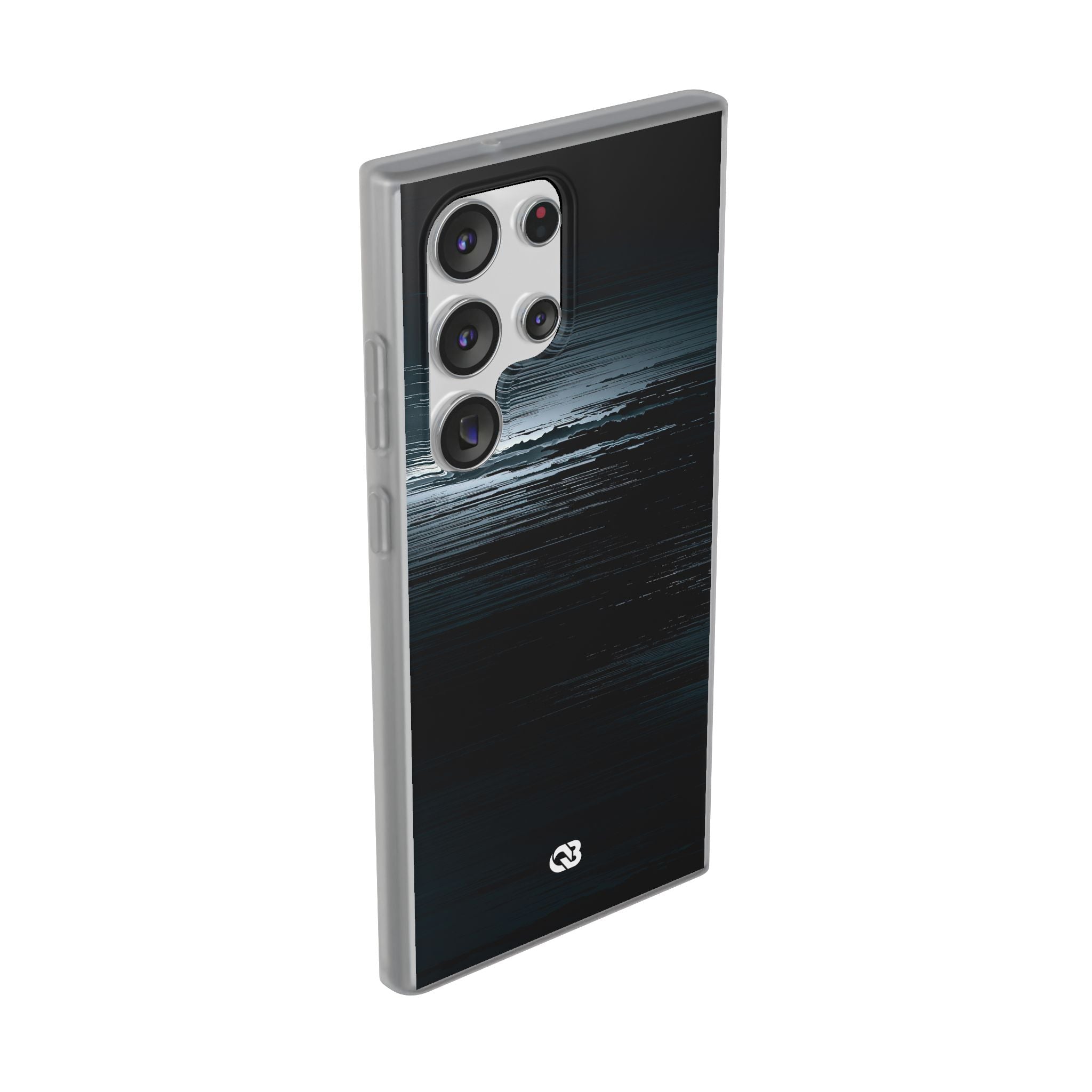 Black Lite Phone Case for Samsung - Frozen Signal Glitch