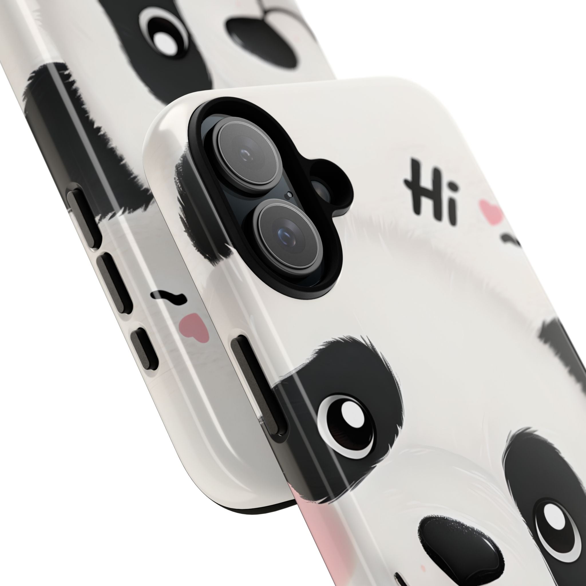 Peeking Panda Charm iPhone 16 Plus Case - Tough