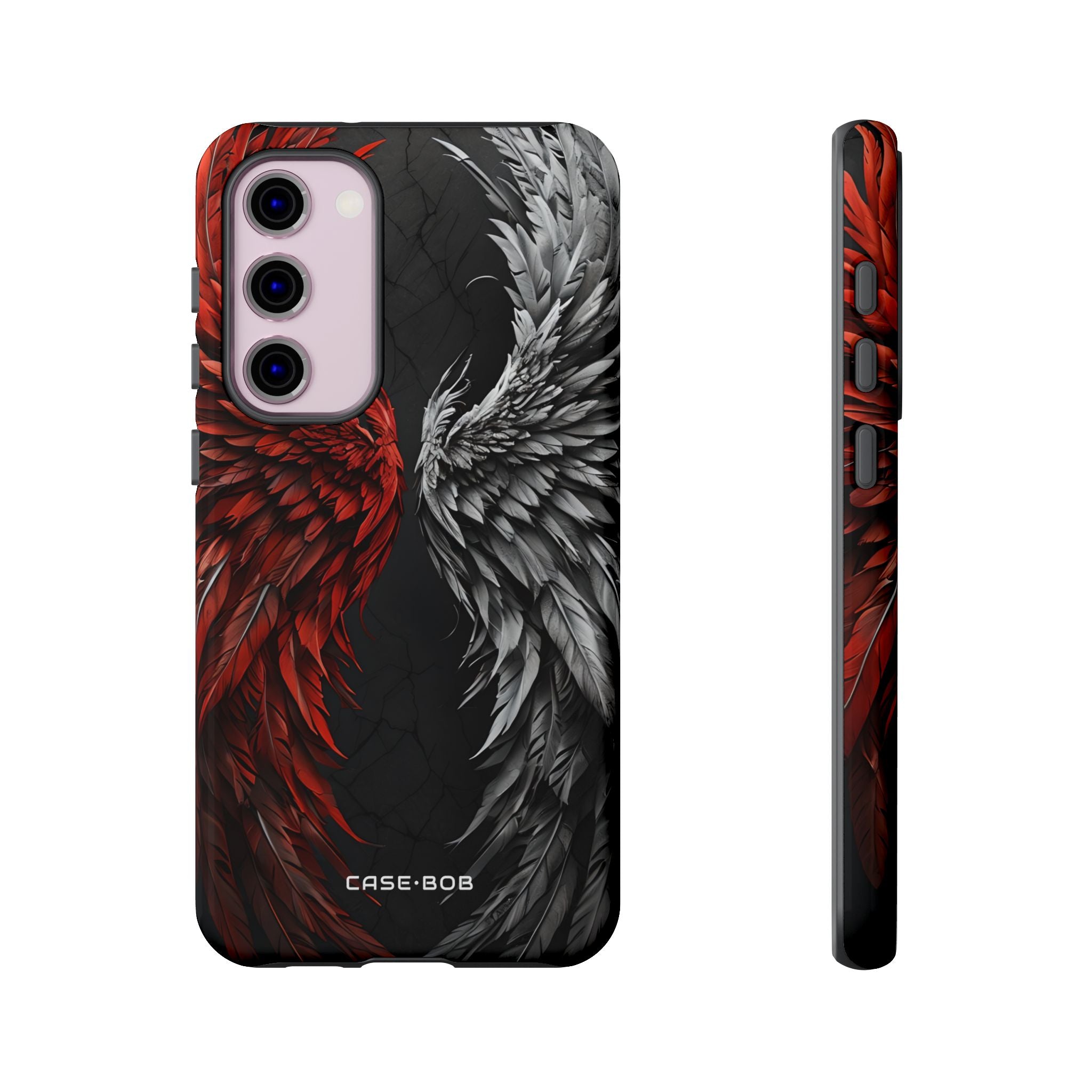 Crimson White Wings Samsung S23 Plus Case - Tough