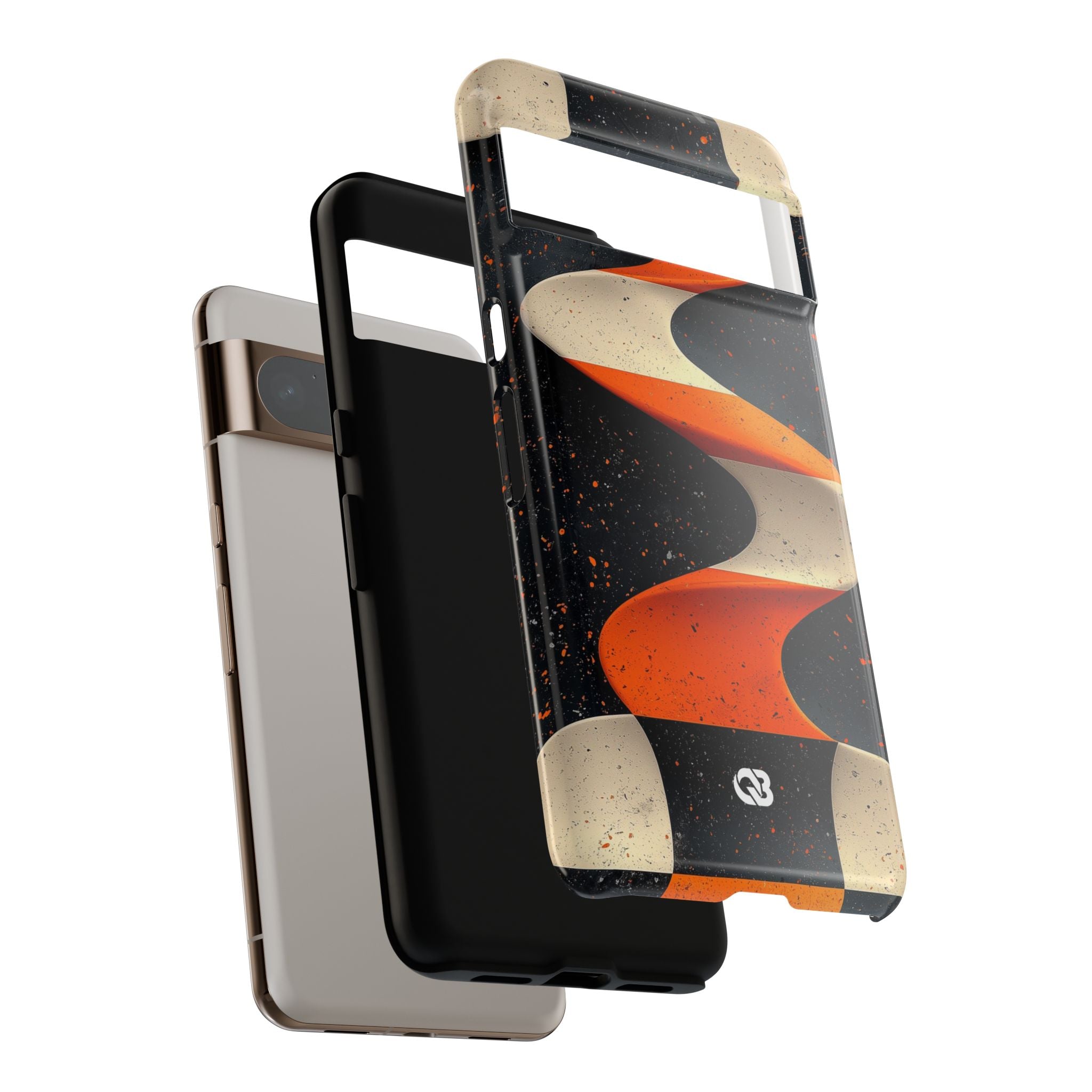 Orange Grit Twist · Tough Phone Case for Google Pixel