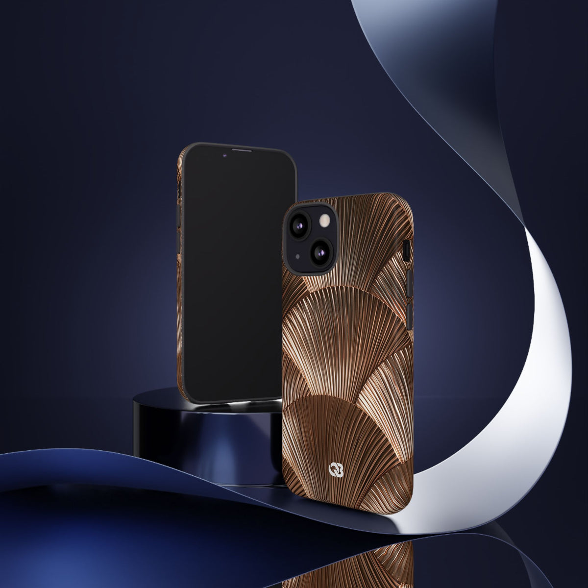 Rose Gilded Fan · Tough Phone Case for iPhone · Gold