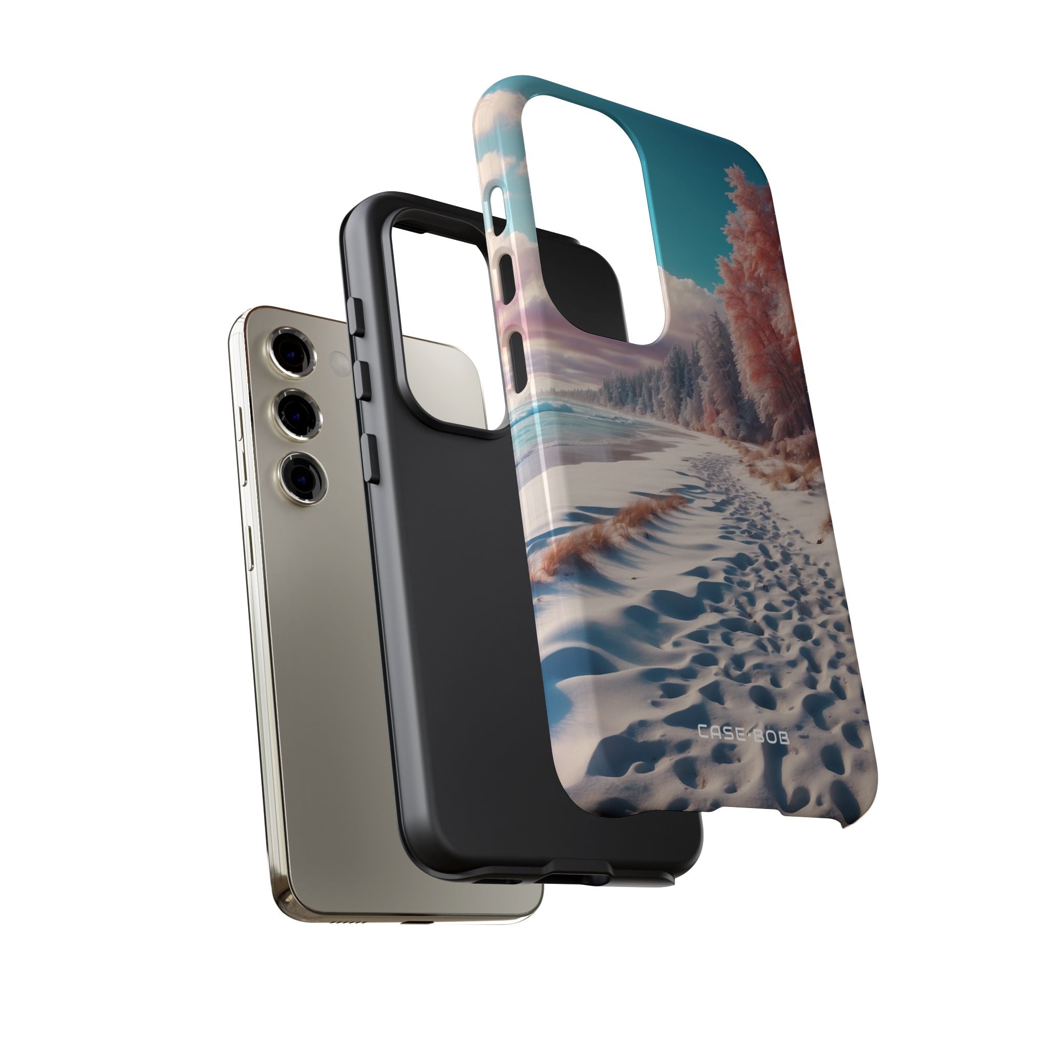 Lumiset jalanjäljet Samsung S23 -kotelotyyppi - Tough