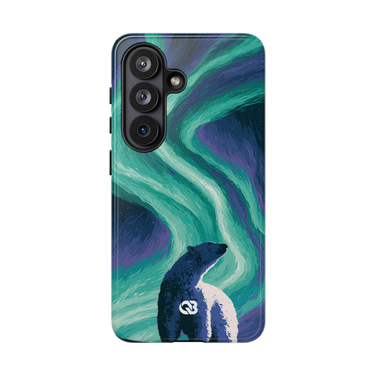 Arctic Aurora Bear · Tough Phone Case for Samsung · Teal