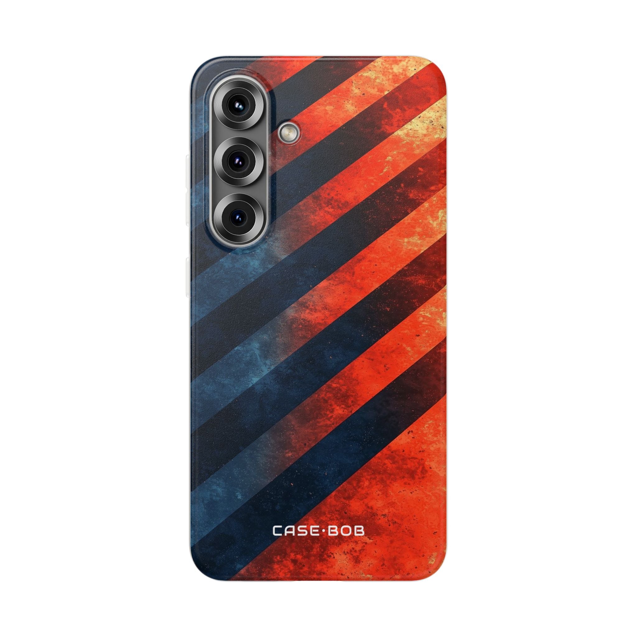 Diagonale Streifen Blaze Samsung S25 Case - Soft