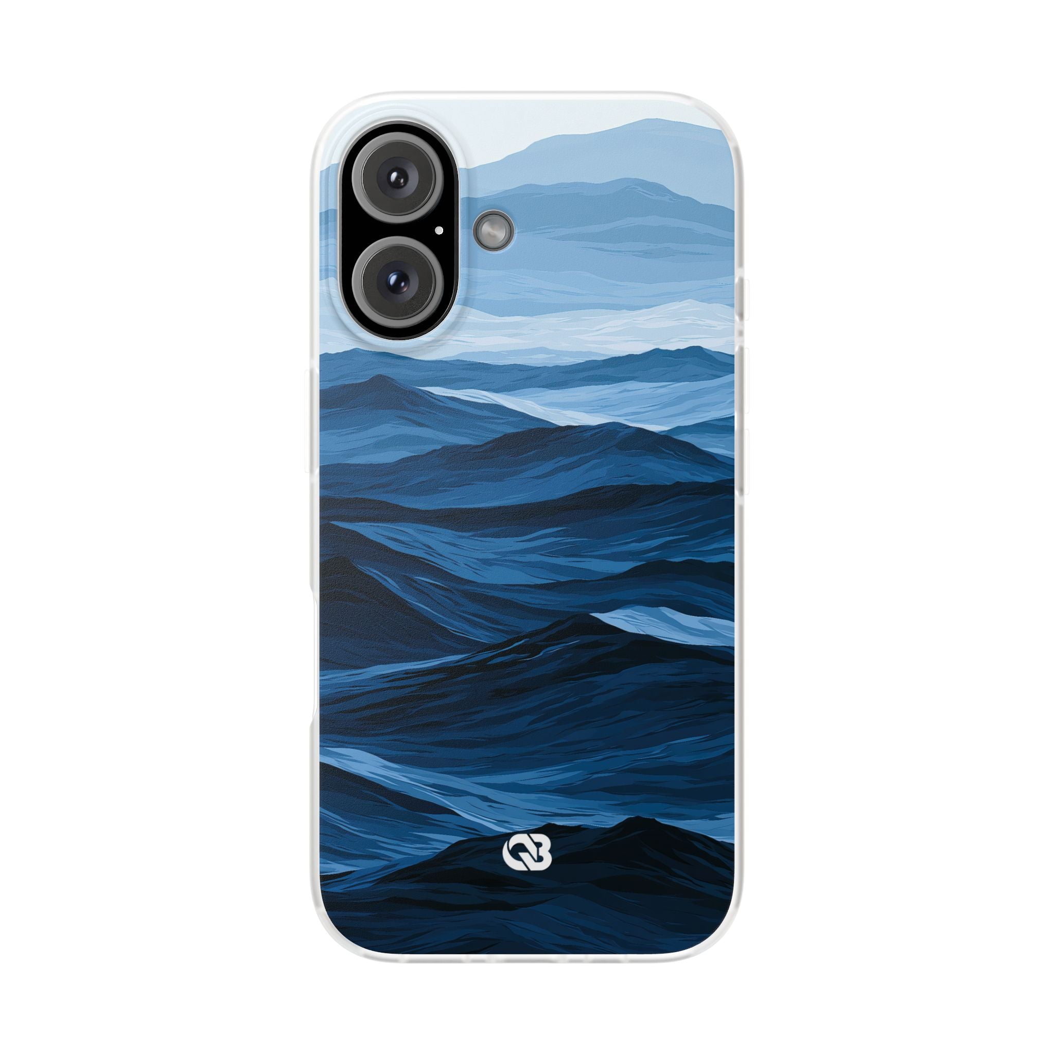 Blue Lite Phone Case for iPhone - Cobalt Ridge Tides