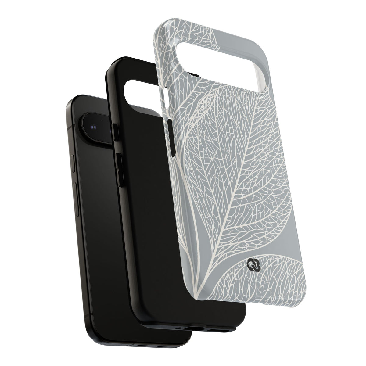 Minimal Leaf Skeleton · Tough Phone Case for Pixel · Grey