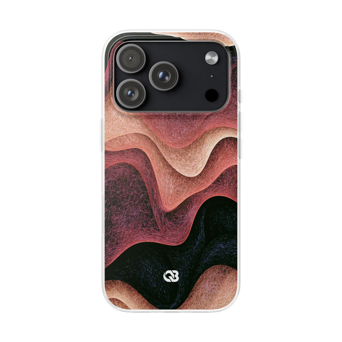 Rose Contour Waves · Lite Phone Case for iPhone · Pink