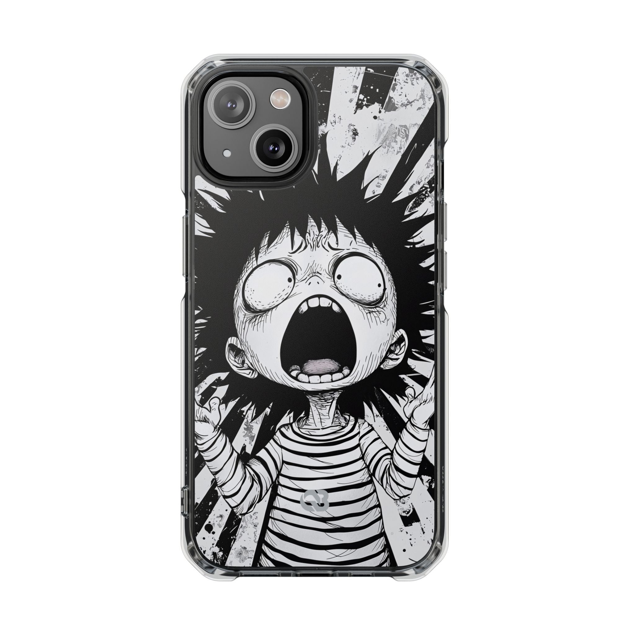 Chaotic Monochrome Scream · Impact etui na iPhone · Magsafe
