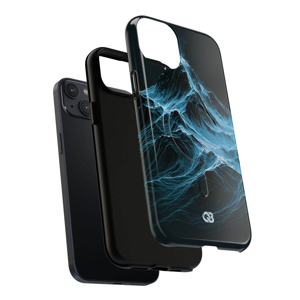 Nordic Frost Peak · Tough 2.0 Magnetic Phone Case for iPhone · Blue