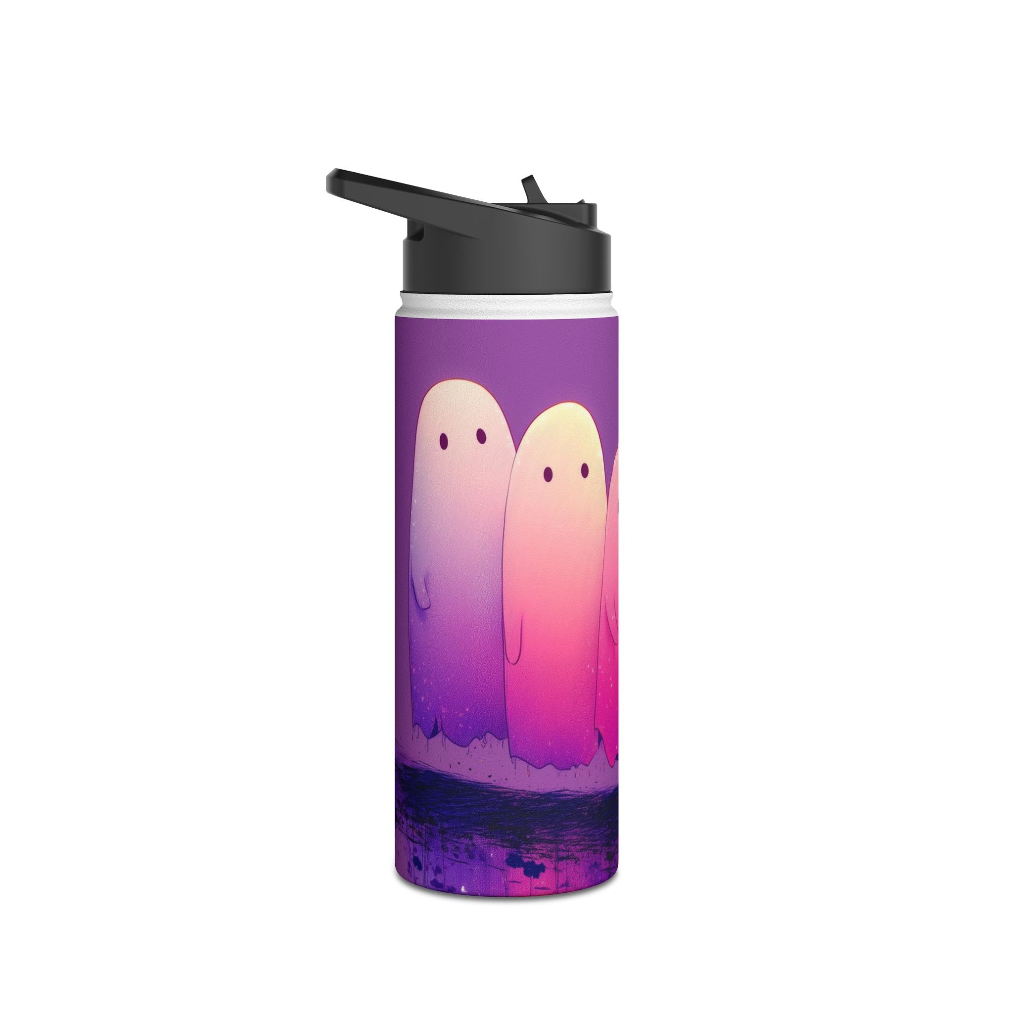 Ghostly Glow - Stainless Steel Water Bottle