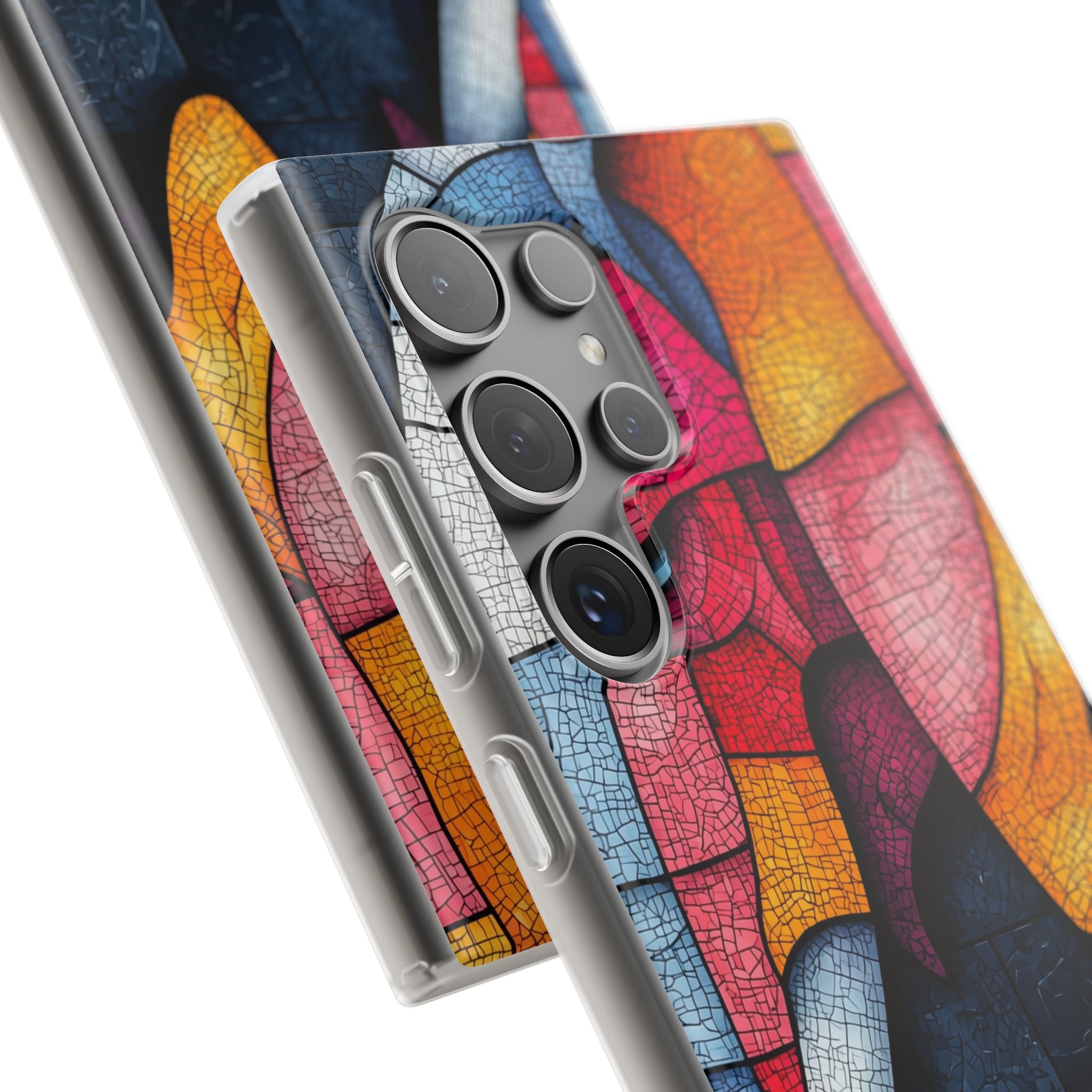 Elephant Mosaic Samsung S24 Ultra Skal - Mjukt