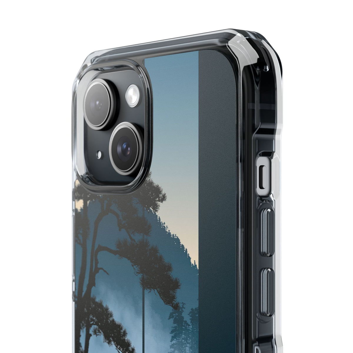 Blue Impact MagSafe Phone Case for iPhone - Kyoto Mist Pine