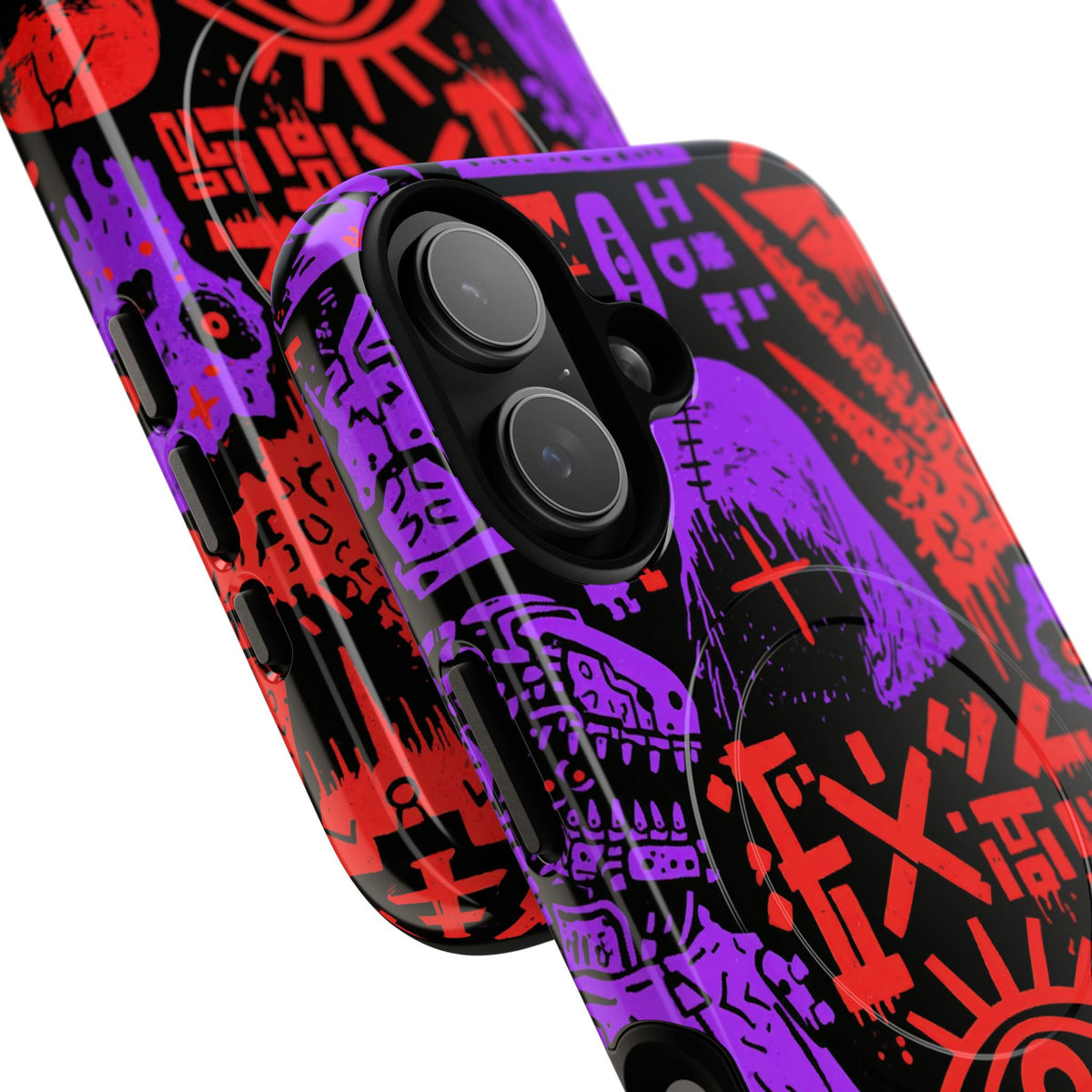 Underground Cyber Glyphs · Tough 2.0 Magnetic Phone Case for iPhone · Black