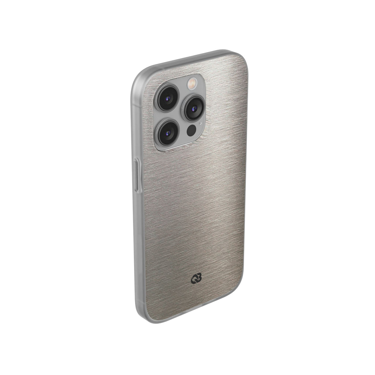 Brushed Silver Alloy · Lite Phone Case for iPhone · Silver