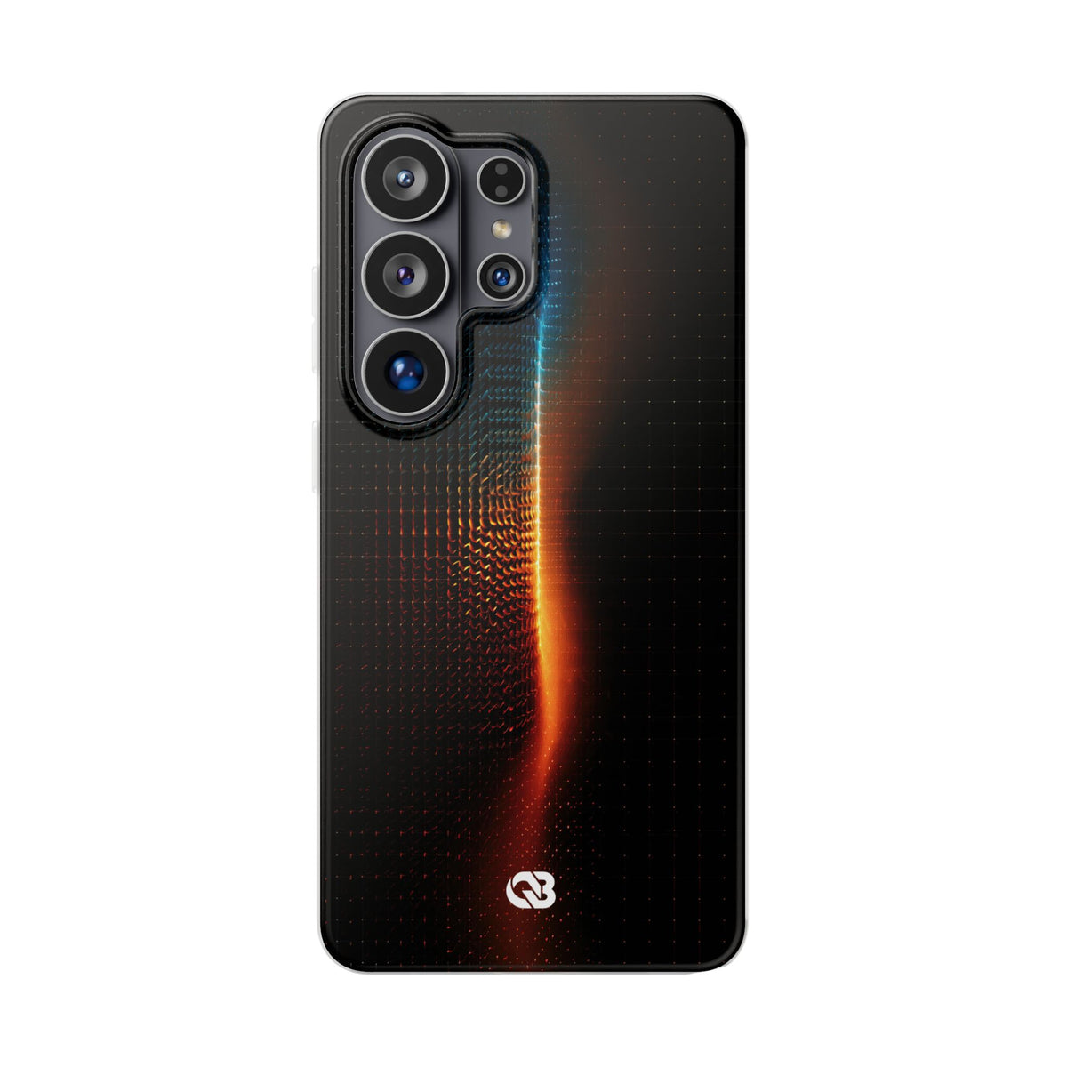 Luminous Refraction Grid · Lite Phone Case for Samsung · Black