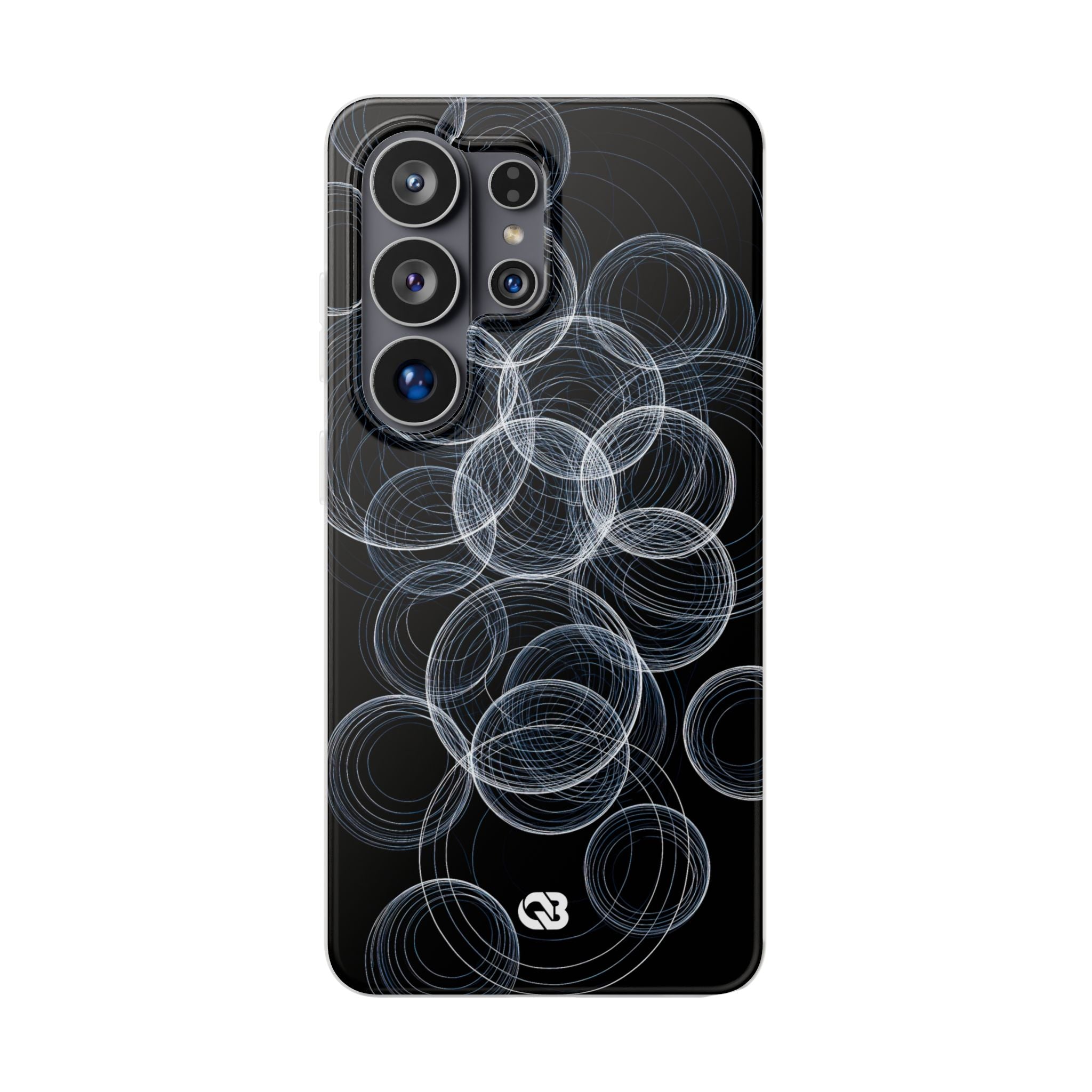 Black Lite Phone Case for Samsung - Frosted Ring Matrix