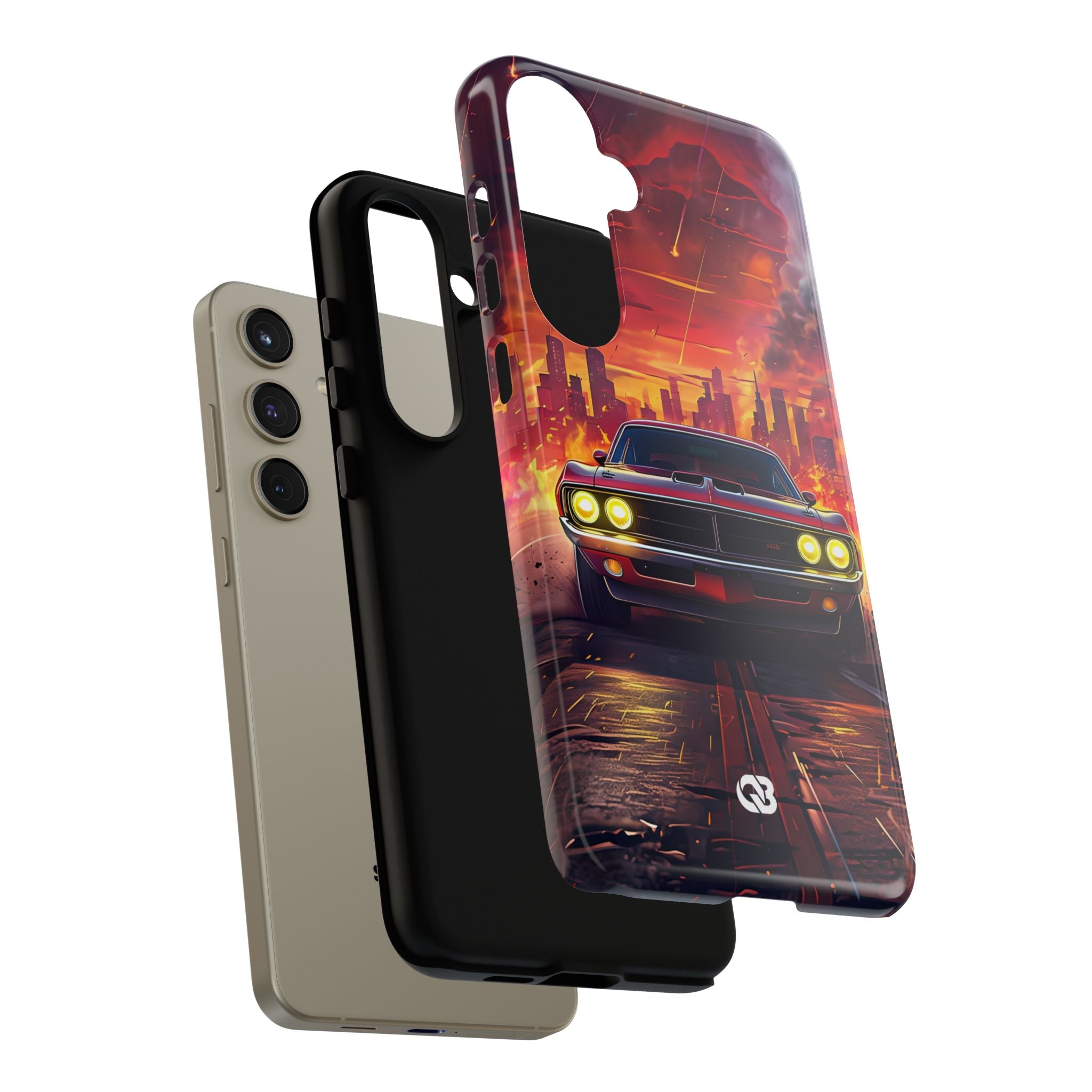 Inferno City Run · Tough Coque de téléphone pour Samsung
